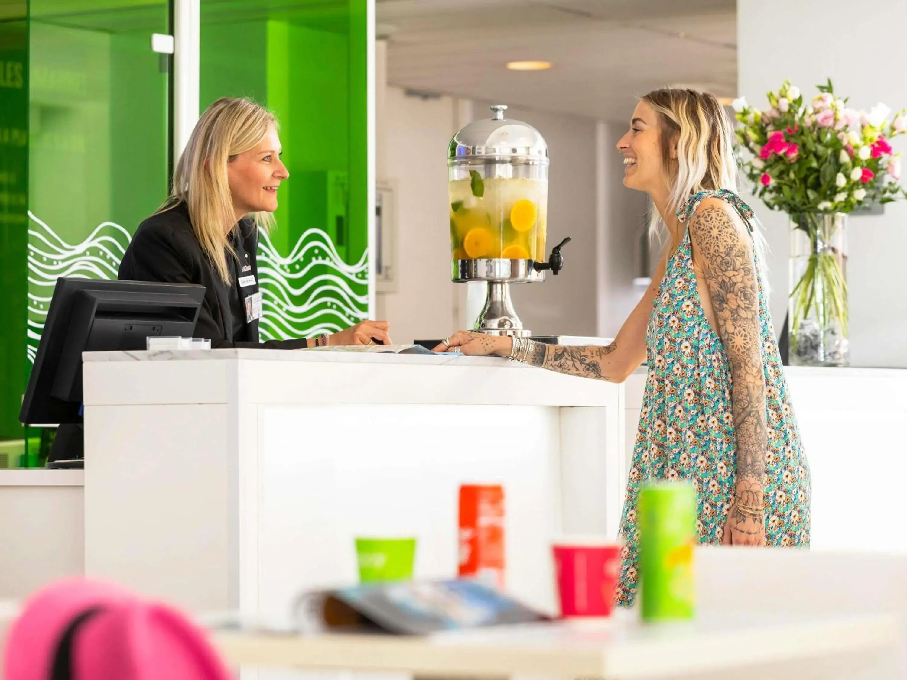 Lounge or bar in Ibis Styles Menton Centre Lounge or bar in Ibis Styles Menton Centre