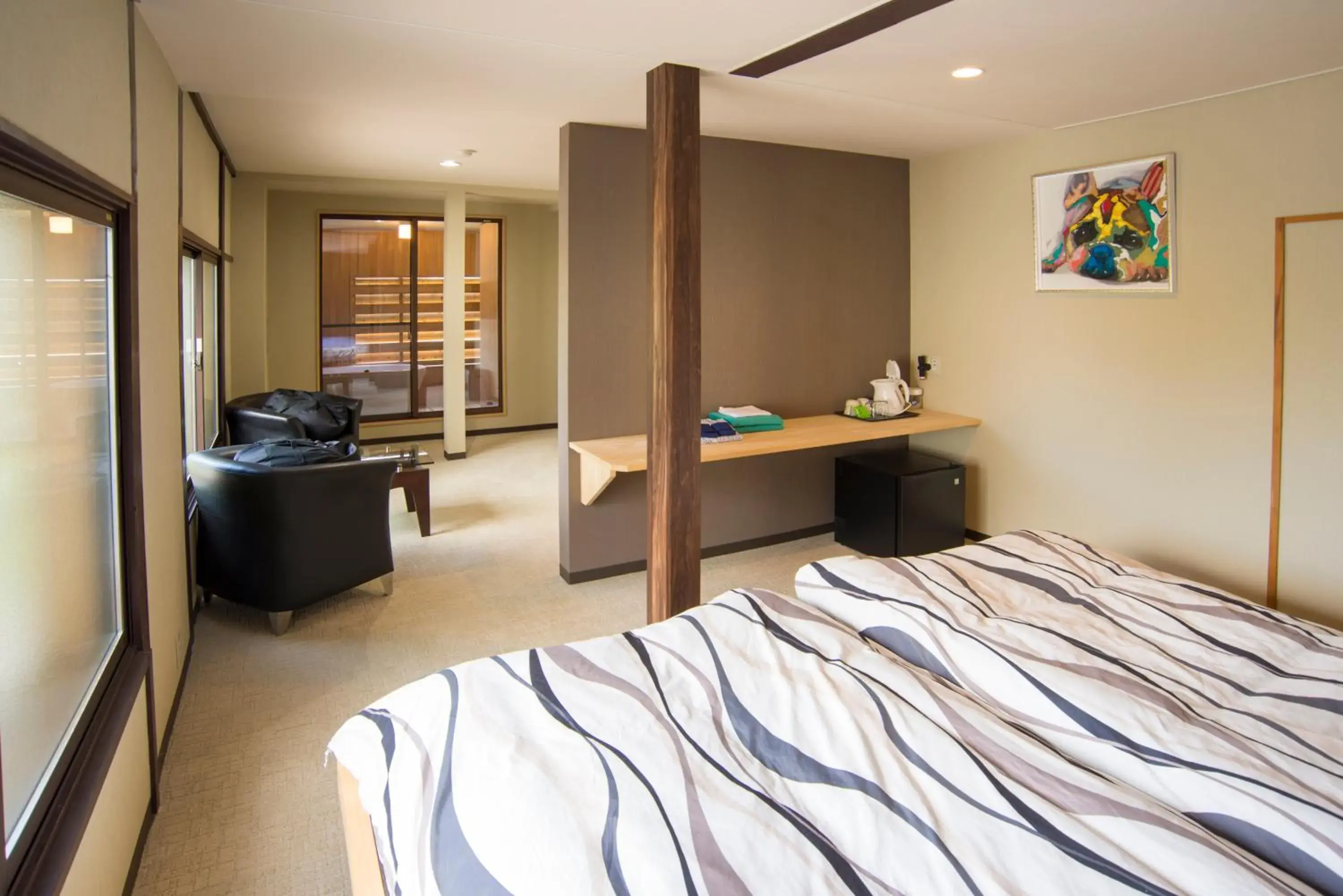 Bed in Kusatsu Onsen Eidaya Bed in Kusatsu Onsen Eidaya