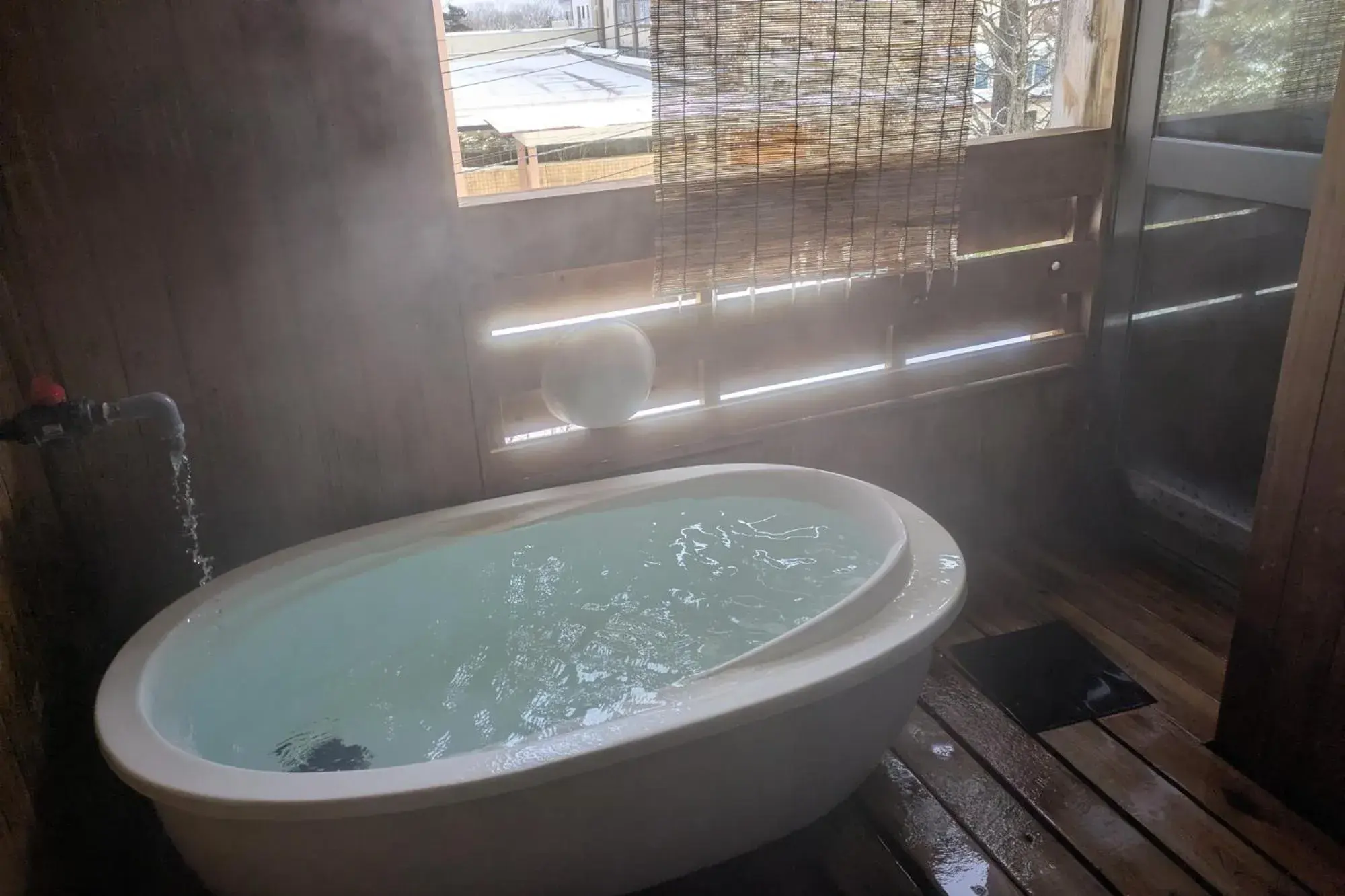 Twin Room with Semi Open-Air Bath in Kusatsu Onsen Eidaya Twin Room with Semi Open-Air Bath in Kusatsu Onsen Eidaya