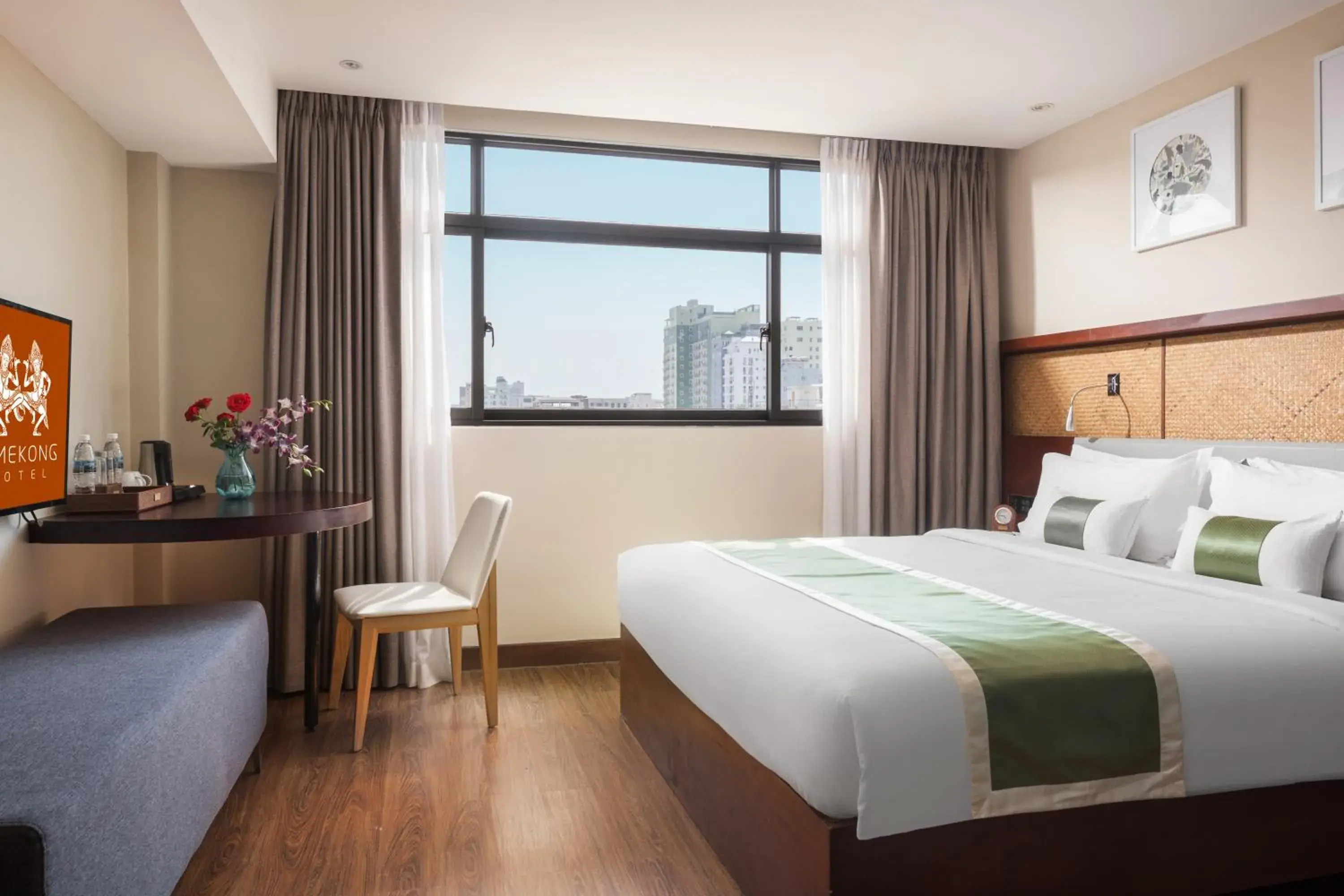 Photo of the whole room, Bed in G Mekong Hotel Phom Penh Photo of the whole room, Bed in G Mekong Hotel Phom Penh