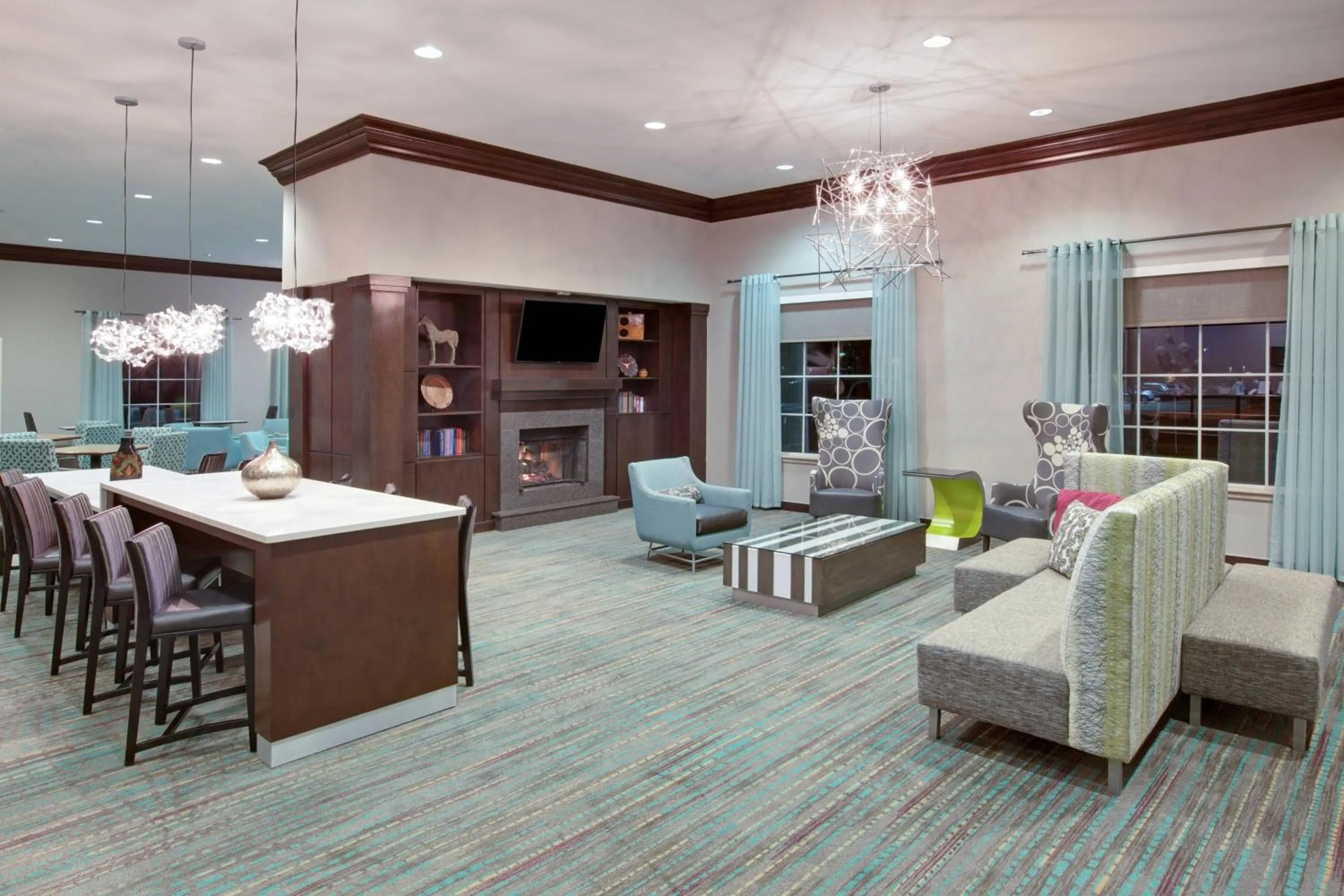 Lobby or reception in Residence Inn Midland