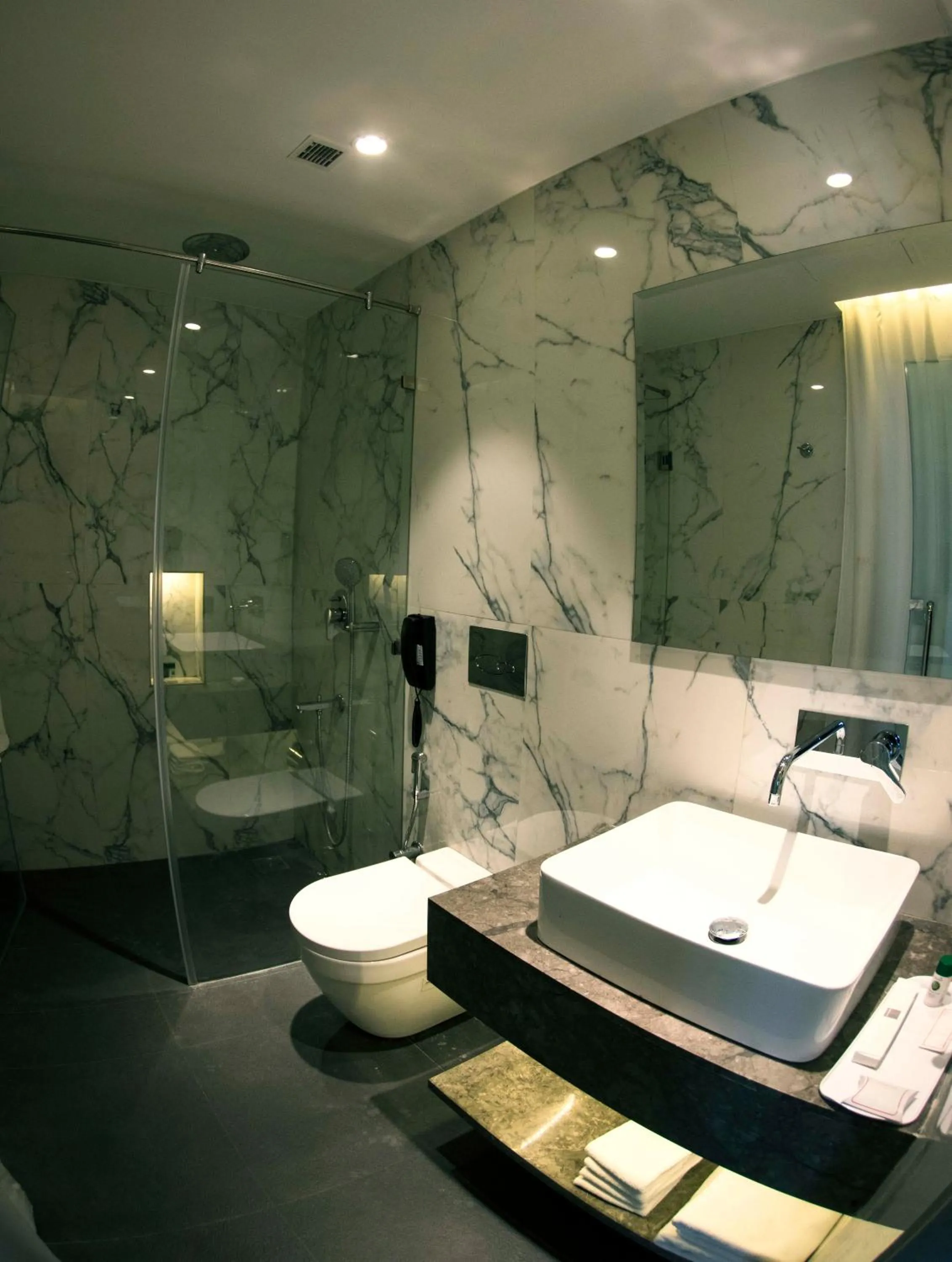 Bathroom in Connaught Royale Delhi