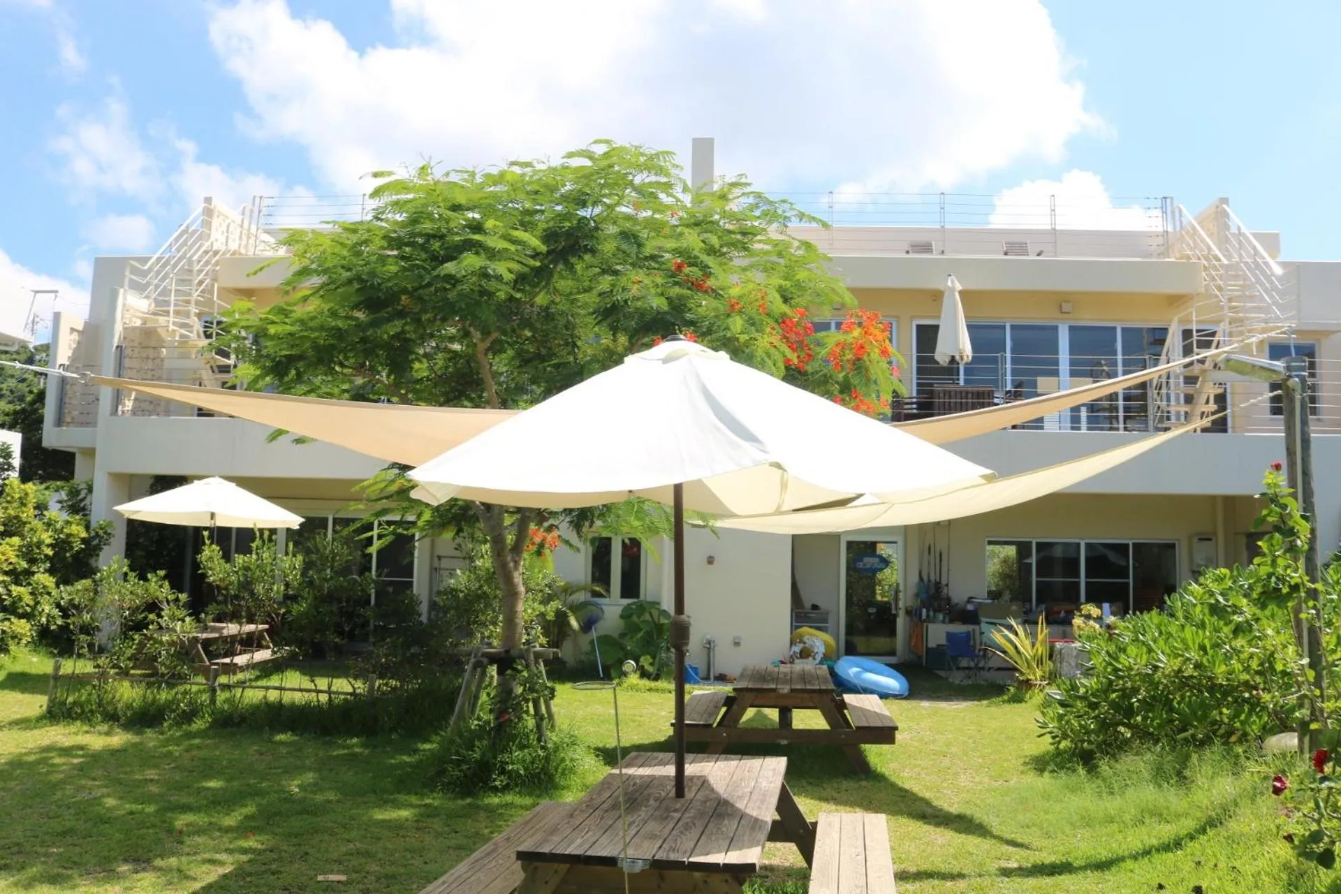 Garden in Arimabaru Beach Resort