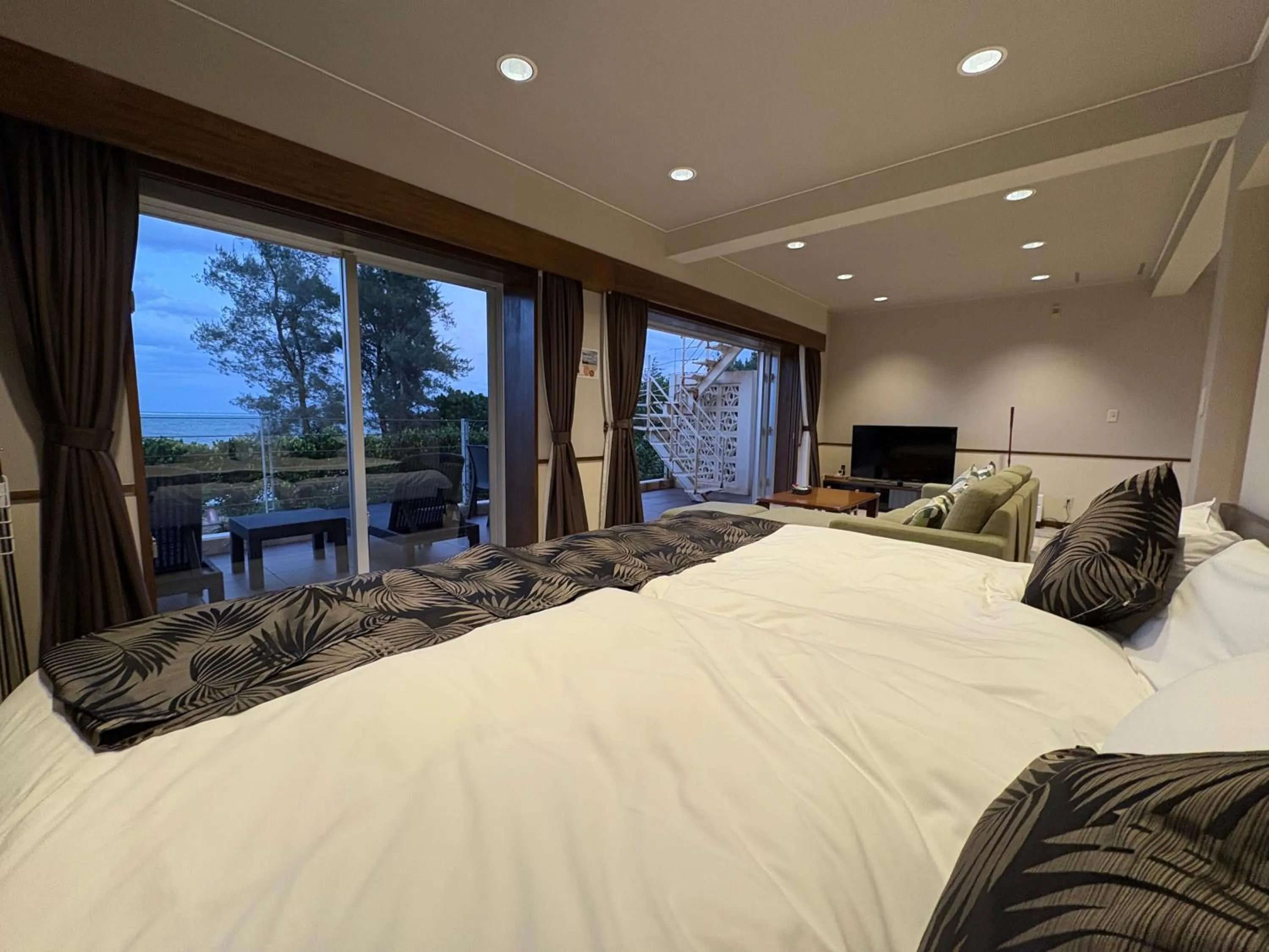 Bed in Arimabaru Beach Resort