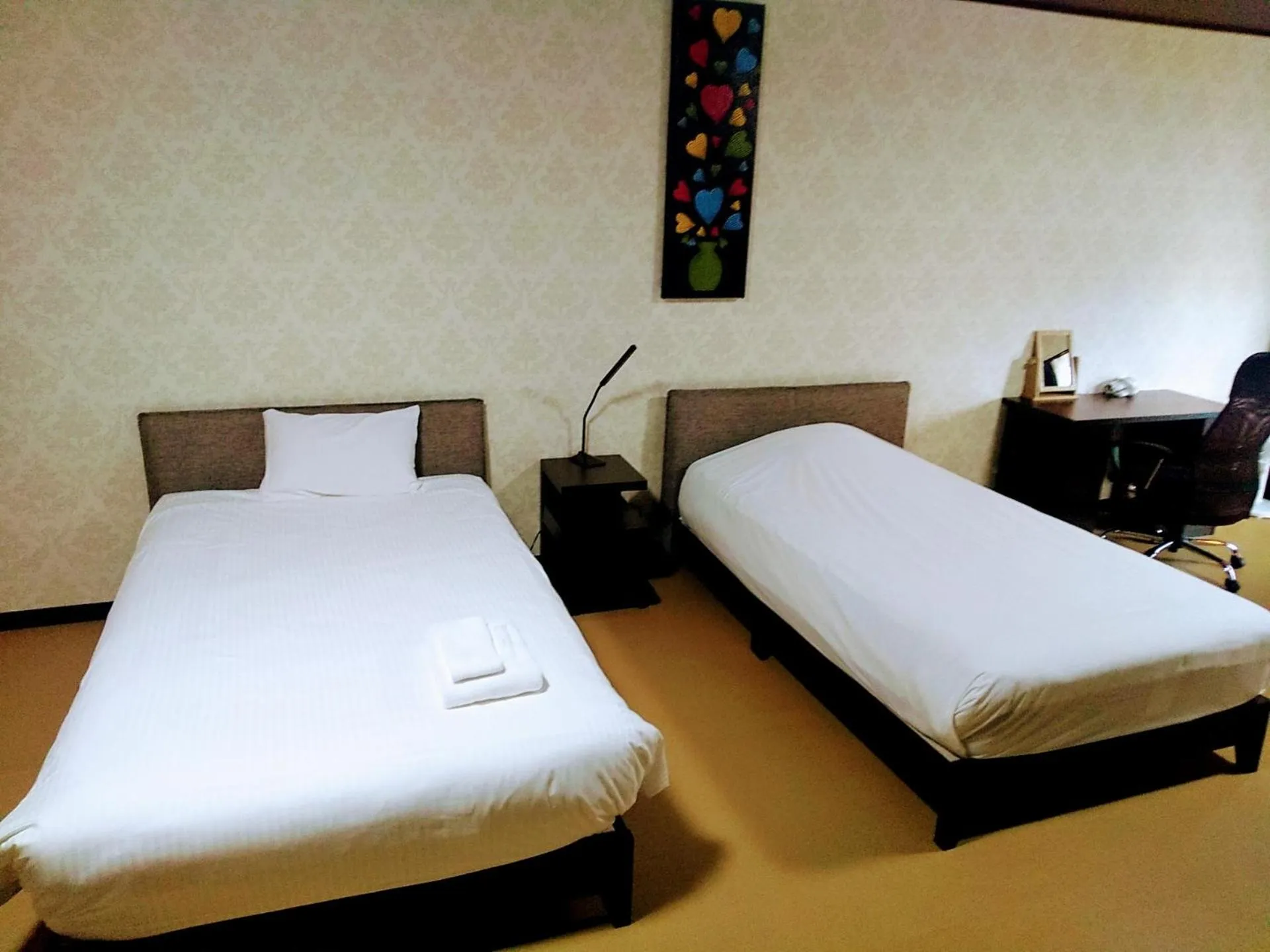 Bed in White Beach Inn Ishikawa