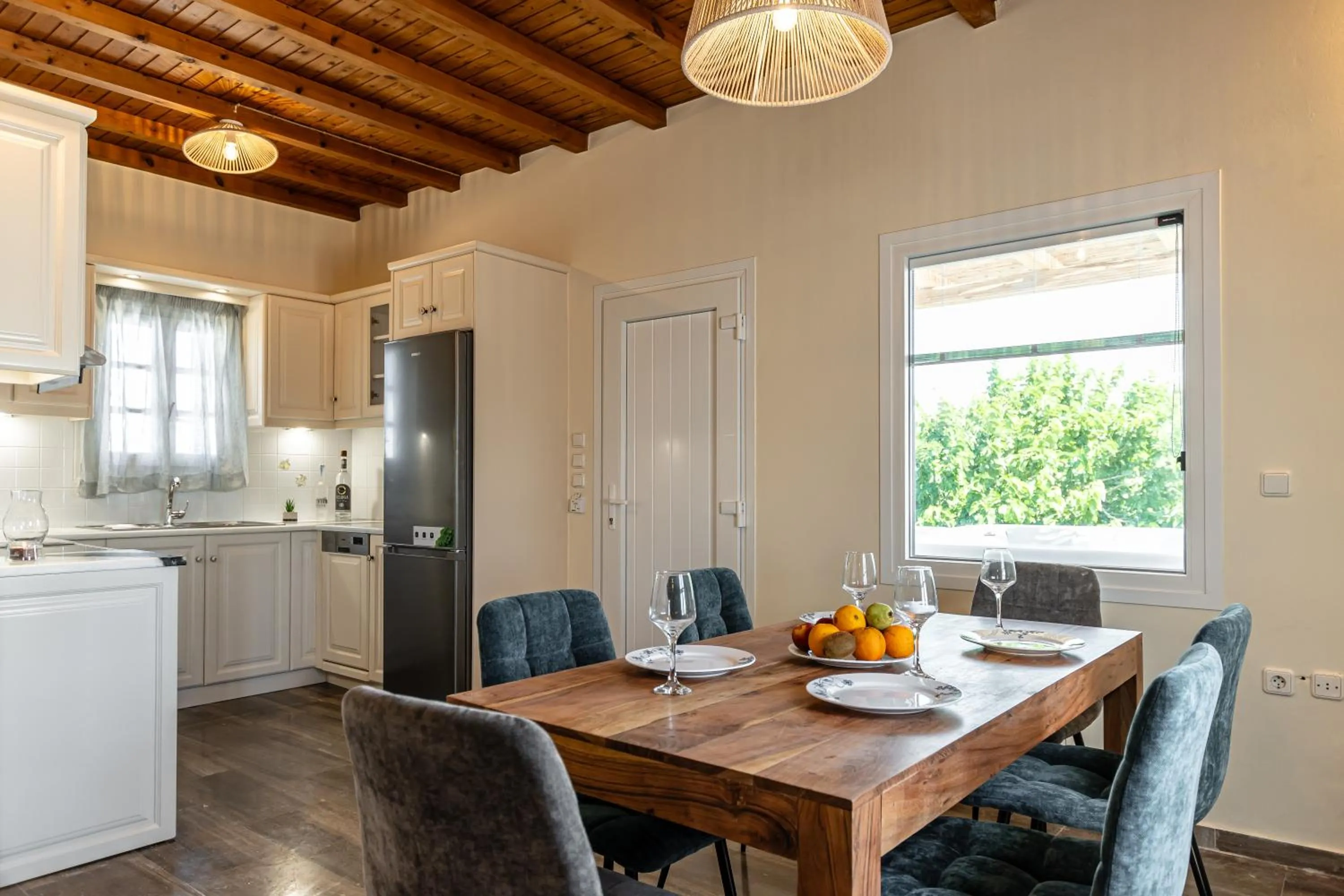 kitchen in Naxian Queen Luxury Villas & Suites