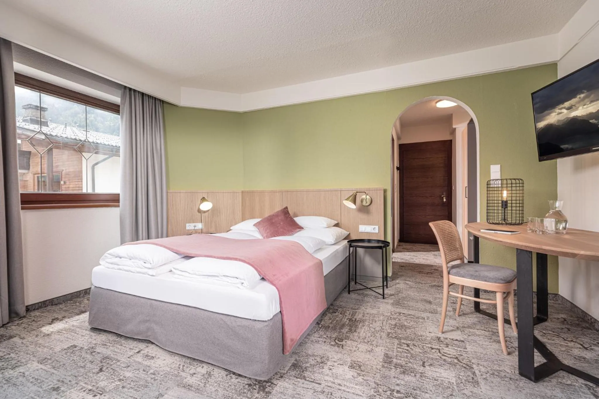 Bed in Hotel Pirchnerhof