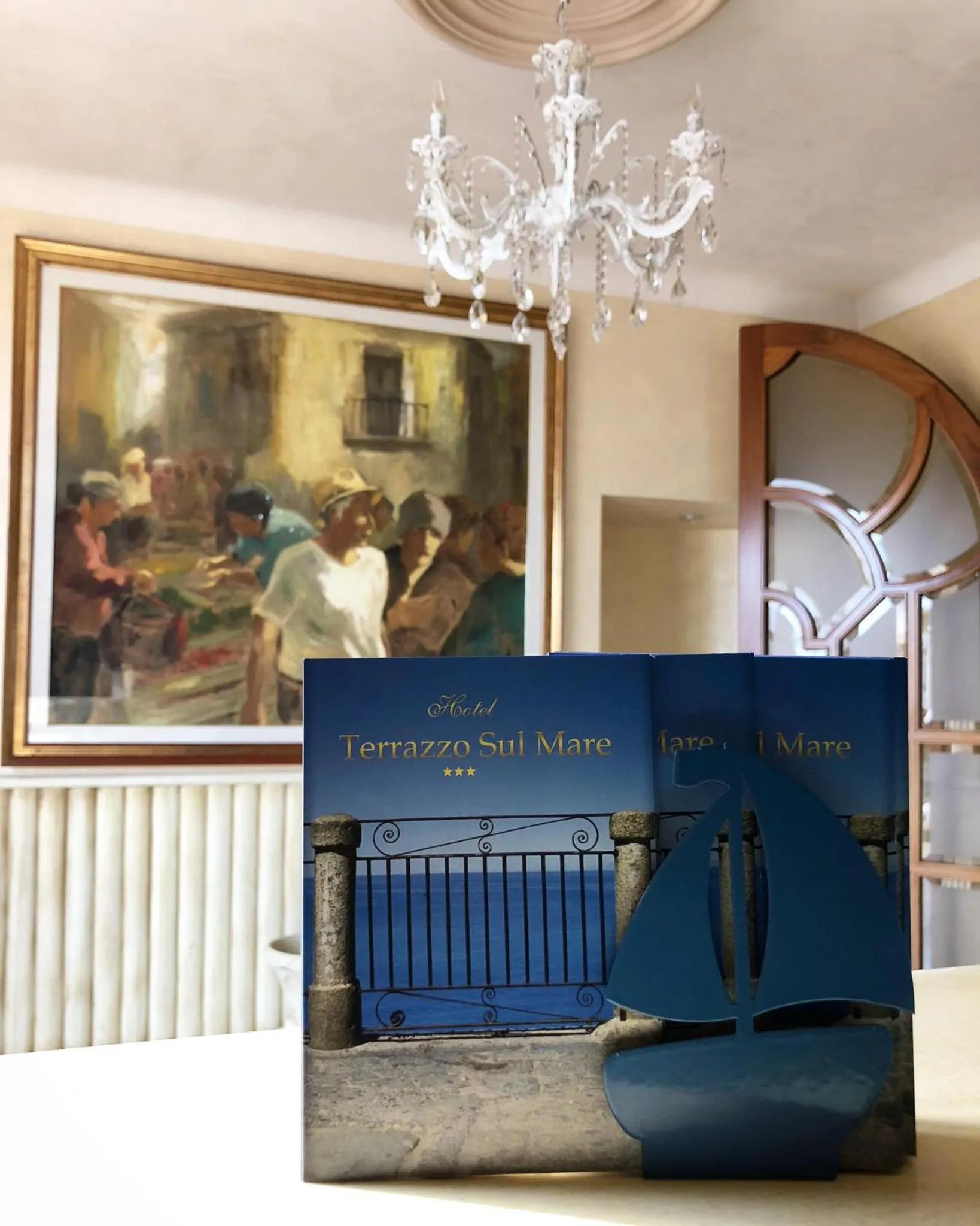 Seating area in Hotel Terrazzo Sul Mare
