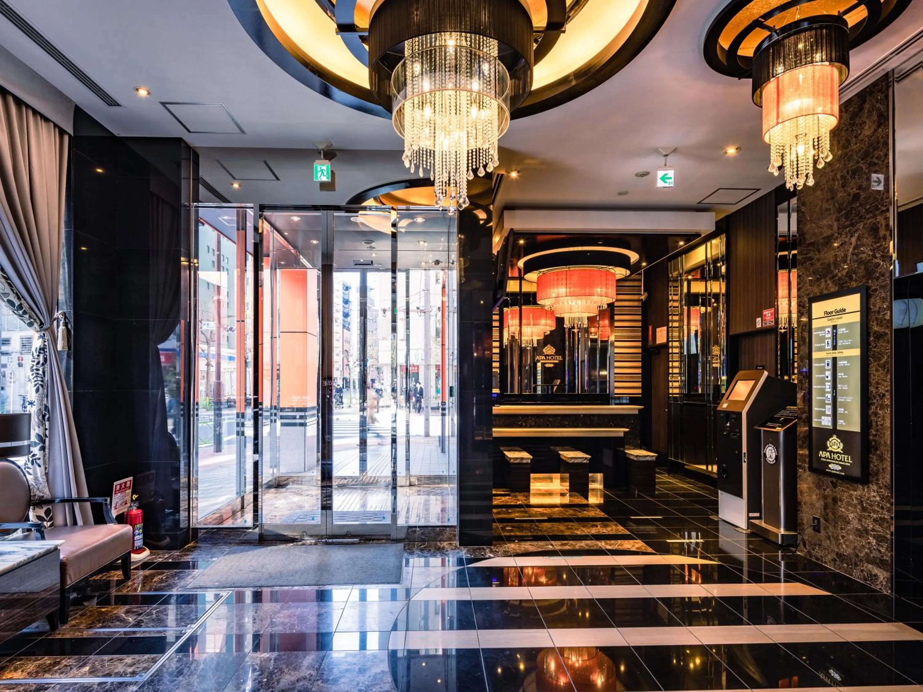 Lobby or reception in APA Hotel Ginza Shintomicho Ekimae Kita