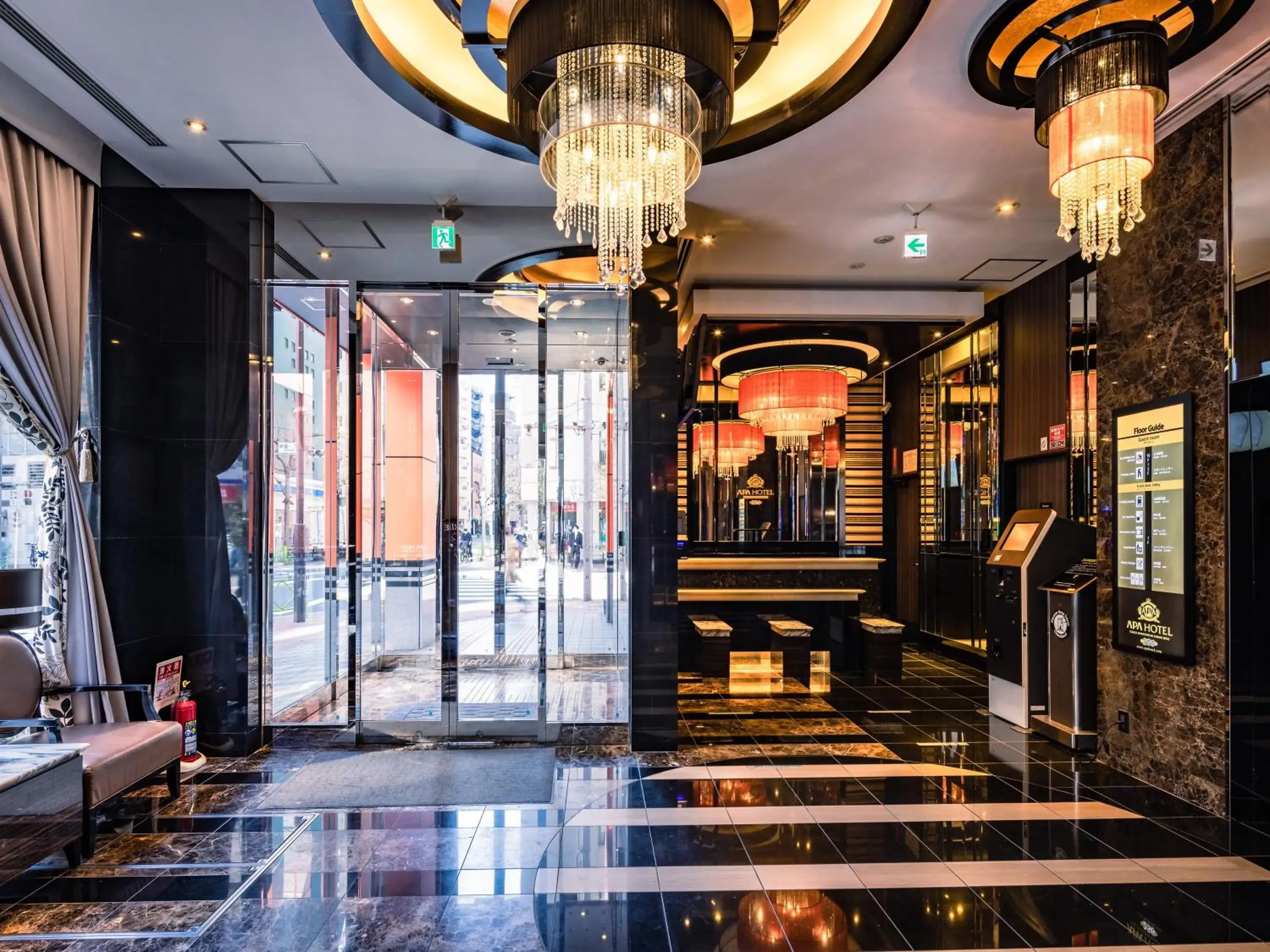 Lobby or reception in APA Hotel Ginza Shintomicho Ekimae Kita Lobby or reception in APA Hotel Ginza Shintomicho Ekimae Kita