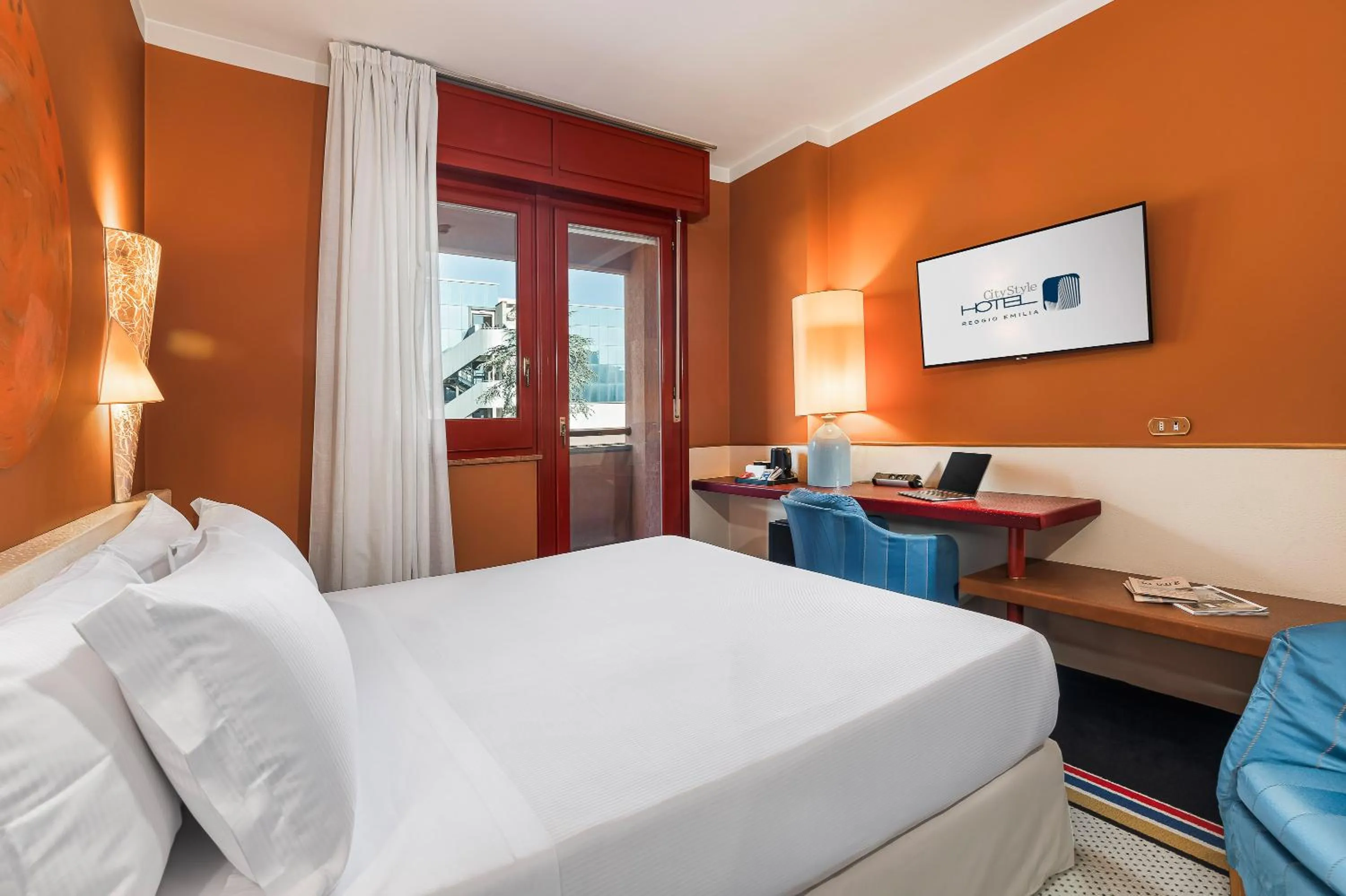 Bed in City Style Hotel Reggio Emilia