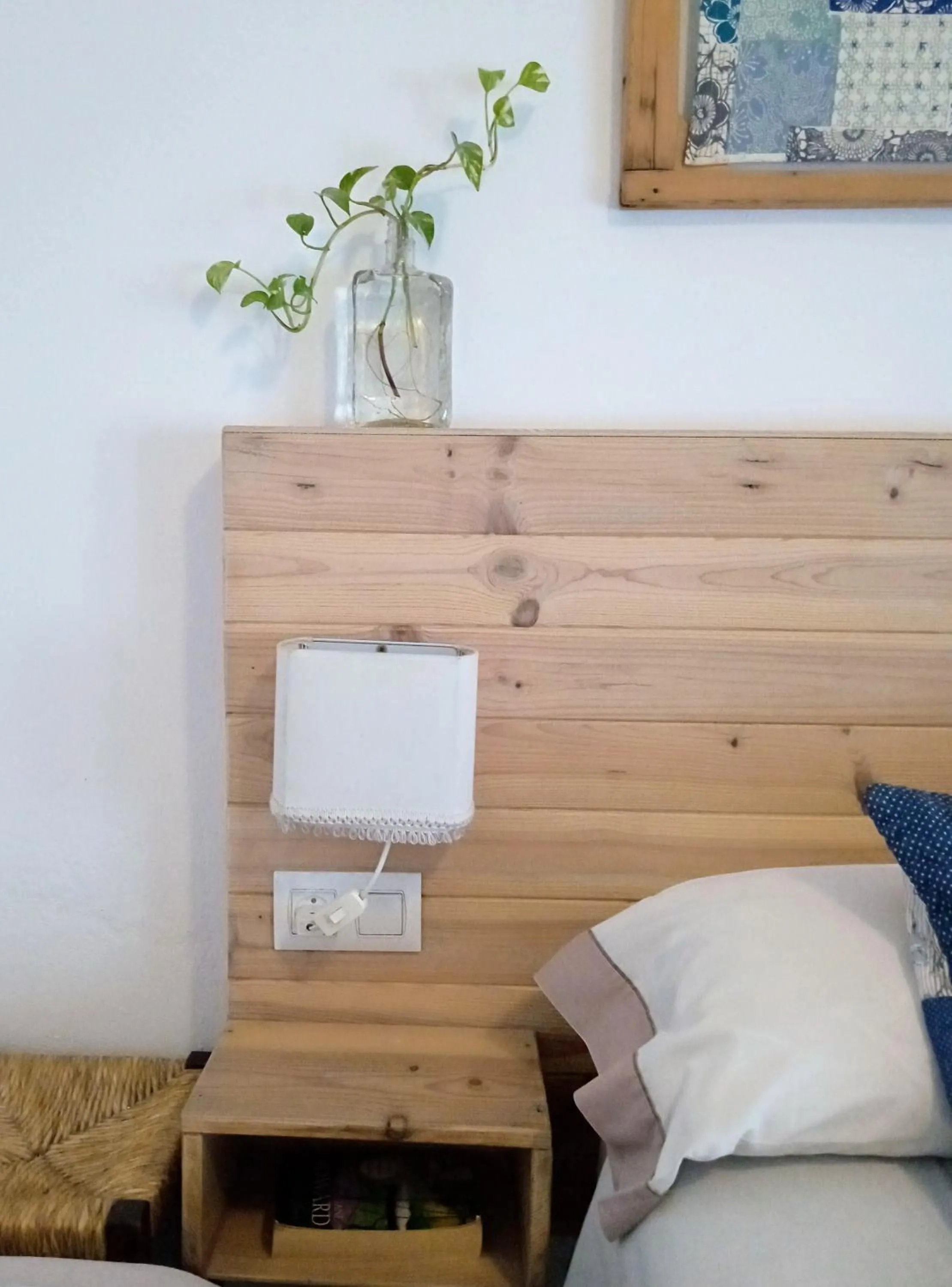 Decorative detail, Bed in Apartamento San Agustín