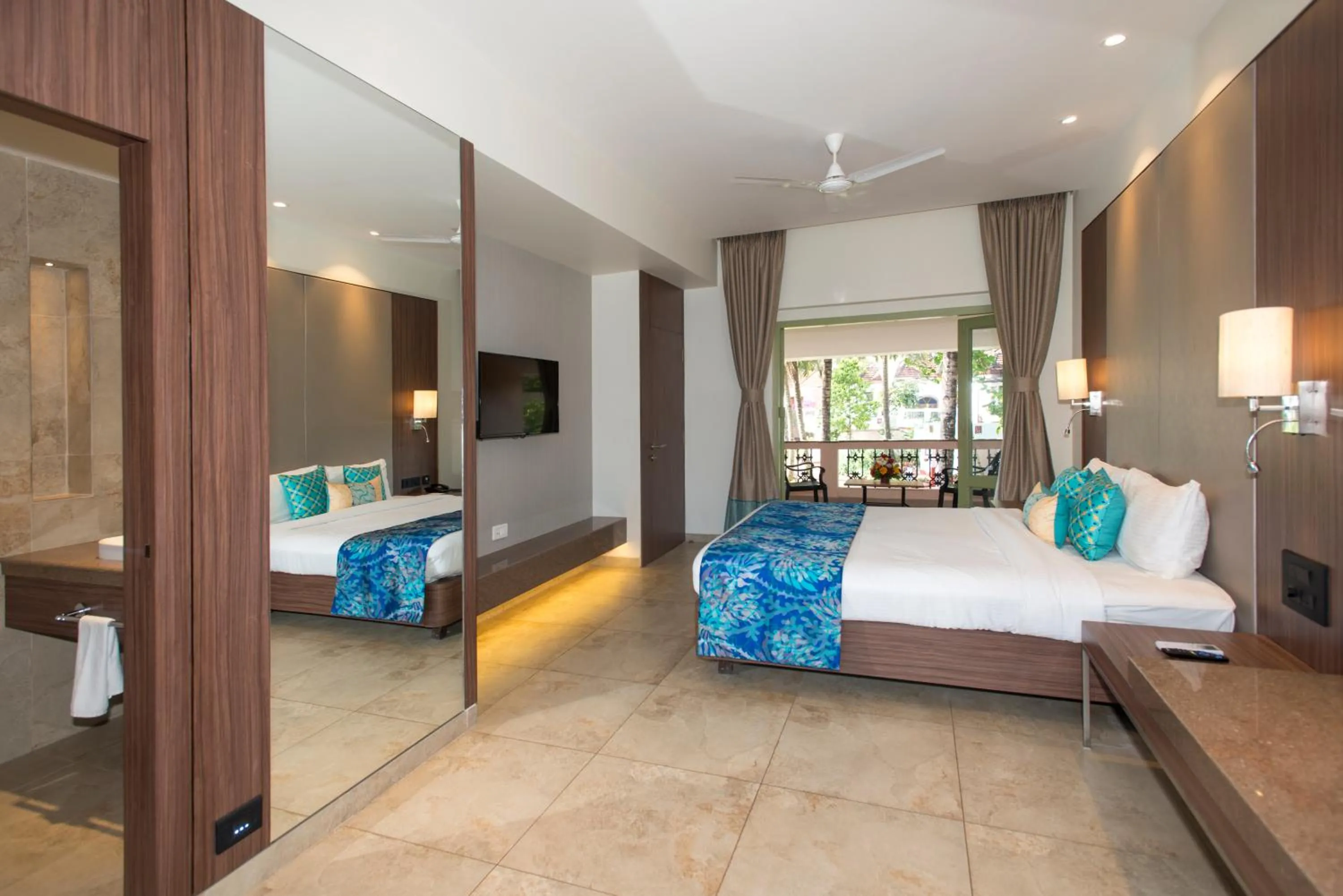 Living room, Bed in Nanu Beach Resort & Spa