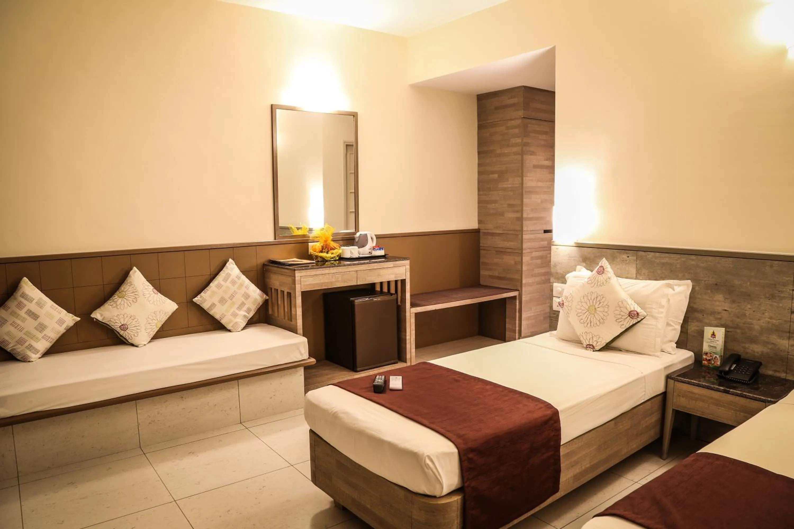 Bed in Nanu Beach Resort & Spa