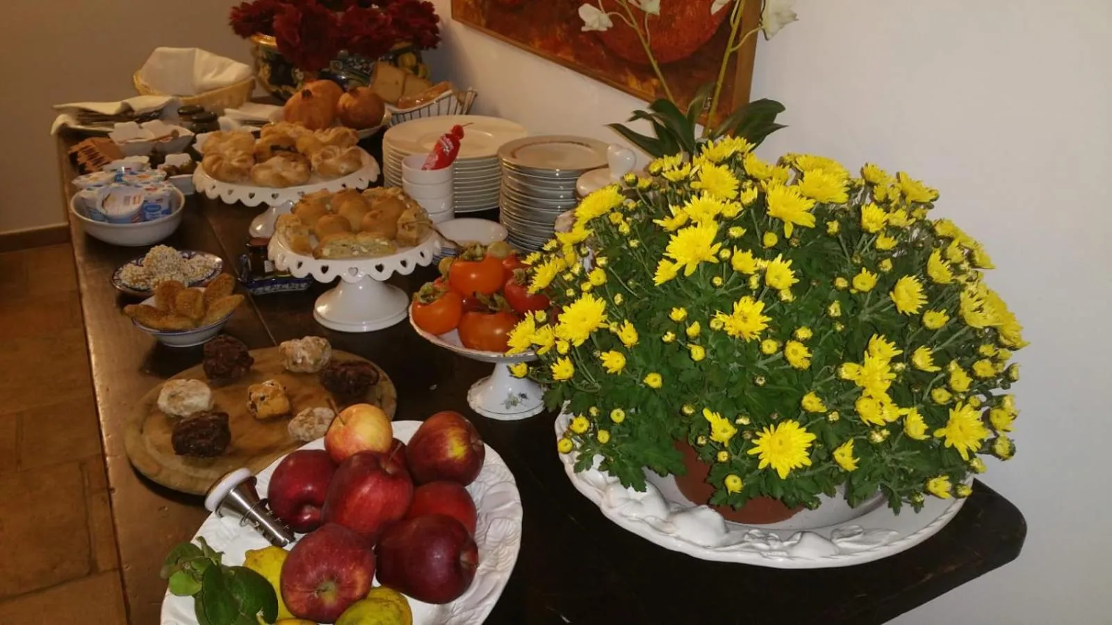Breakfast in B & B Villa Flora