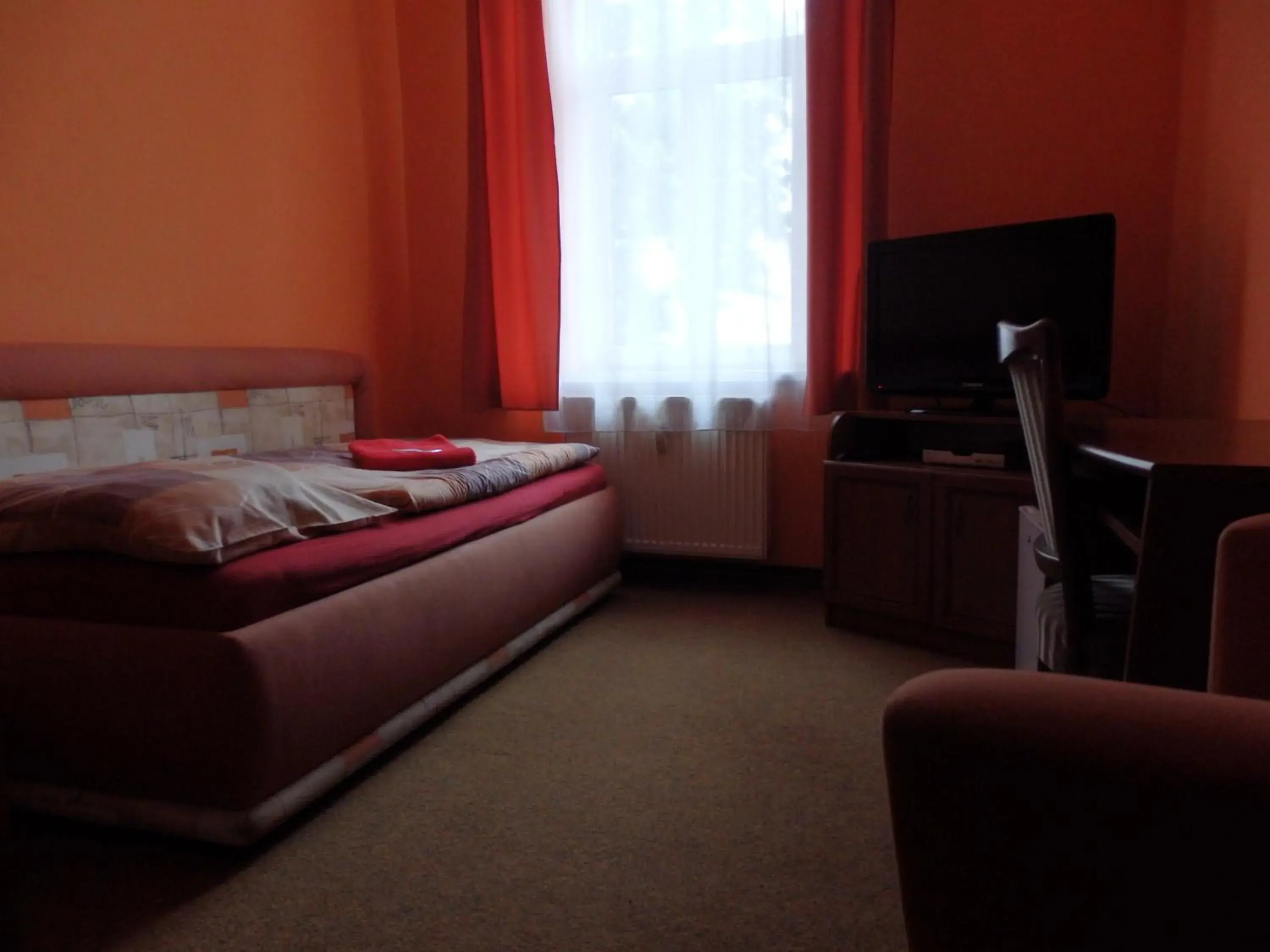 Single Room with Shower in Hotel Zlatý Kříž Single Room with Shower in Hotel Zlatý Kříž