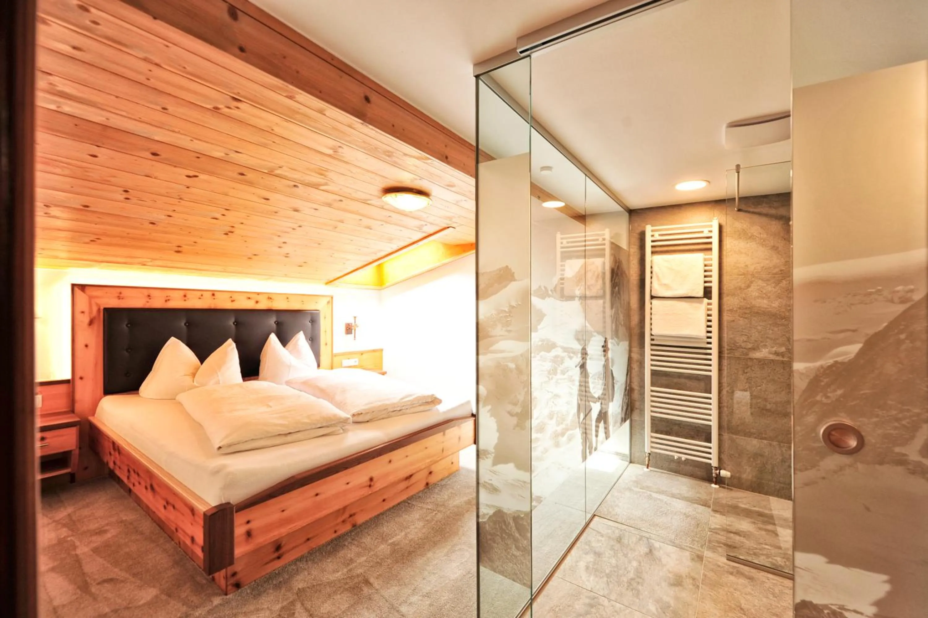 Photo of the whole room, Bed in Alpenhof Pitztal