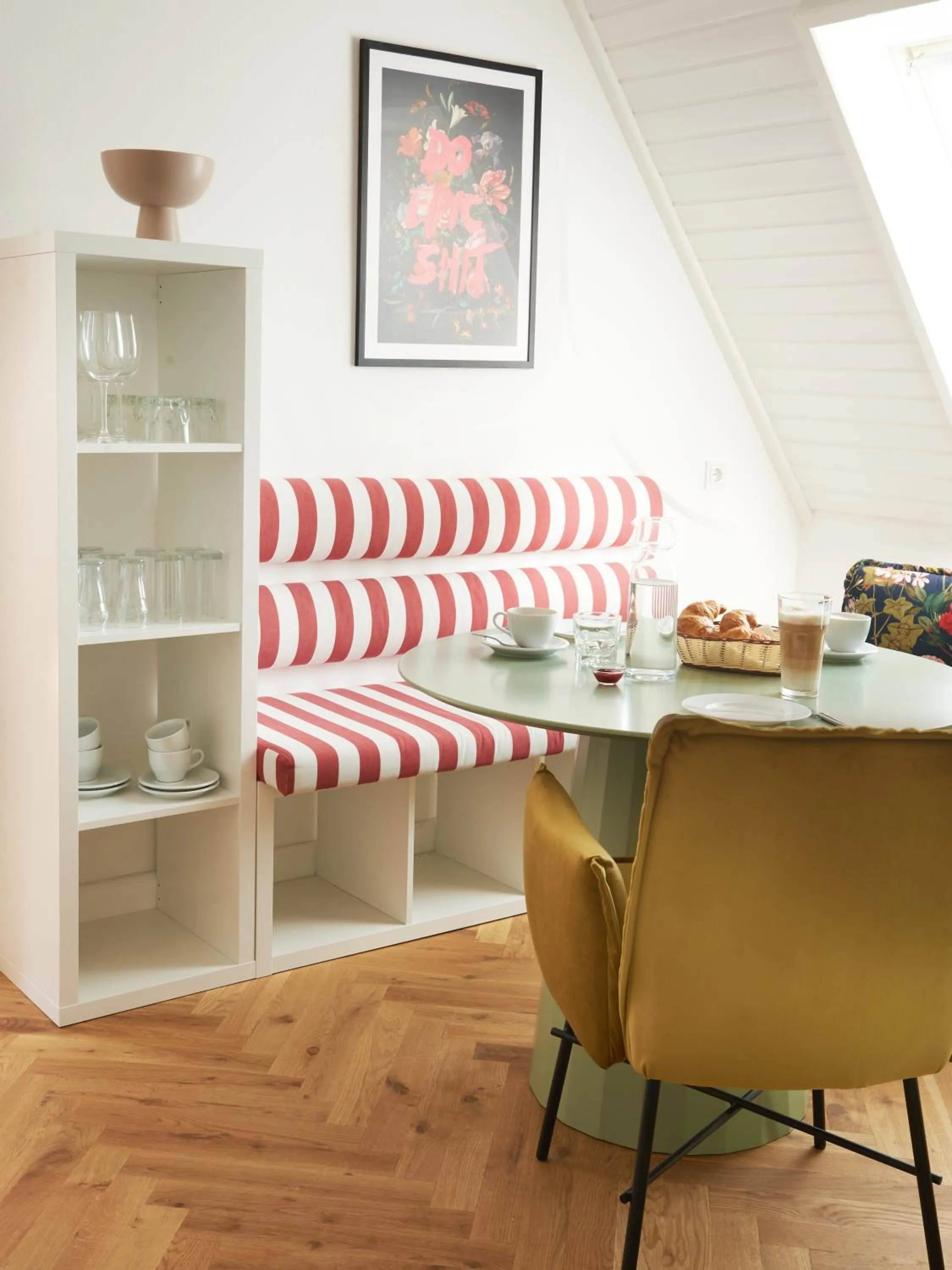 Dining area in Five Rooms