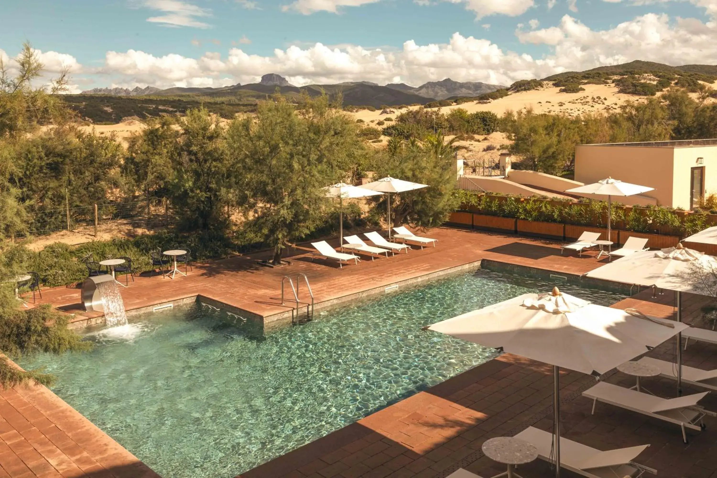 Pool view in Hotel Le Dune Piscinas Pool view in Hotel Le Dune Piscinas