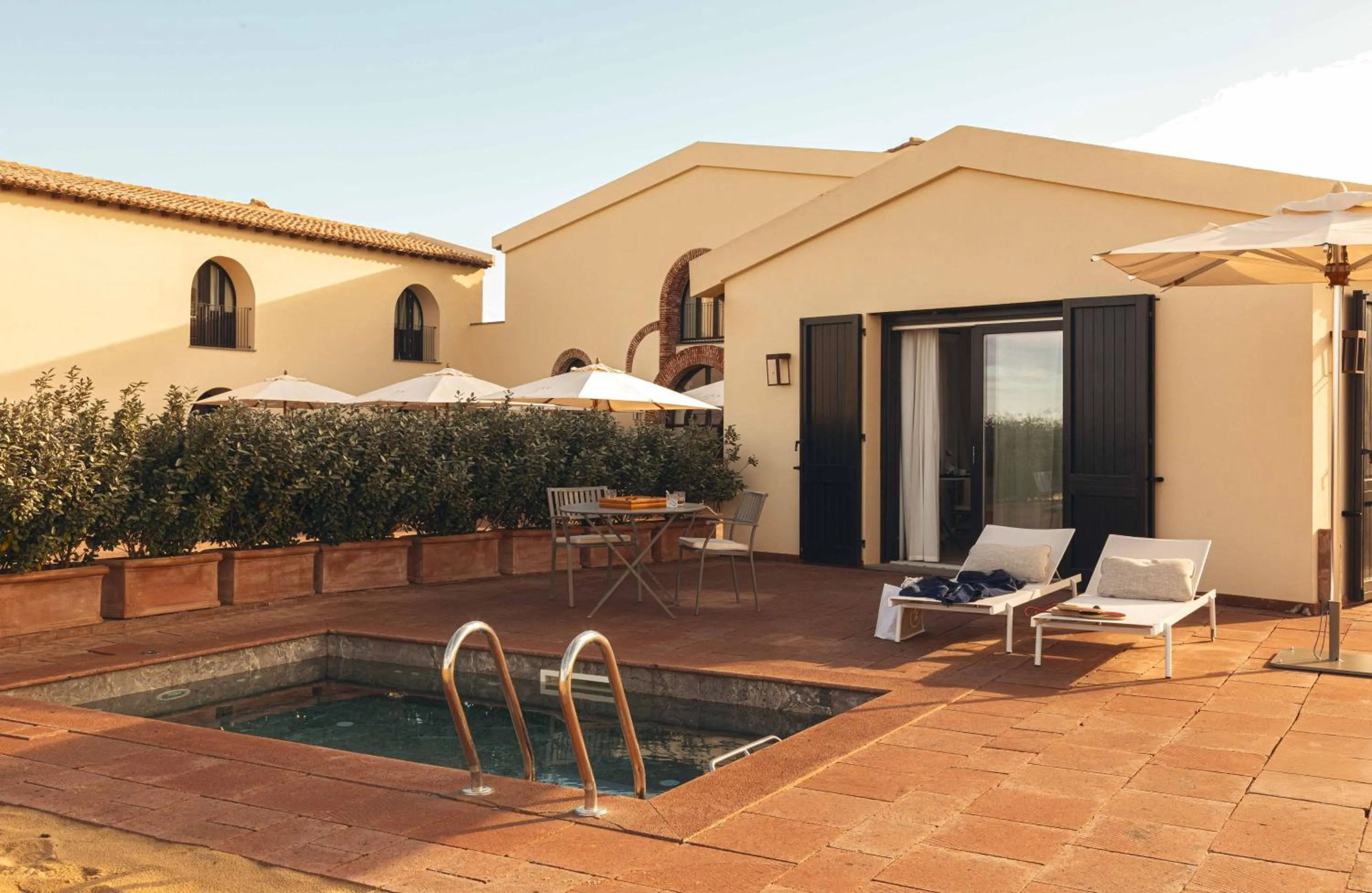 Balcony/Terrace in Hotel Le Dune Piscinas