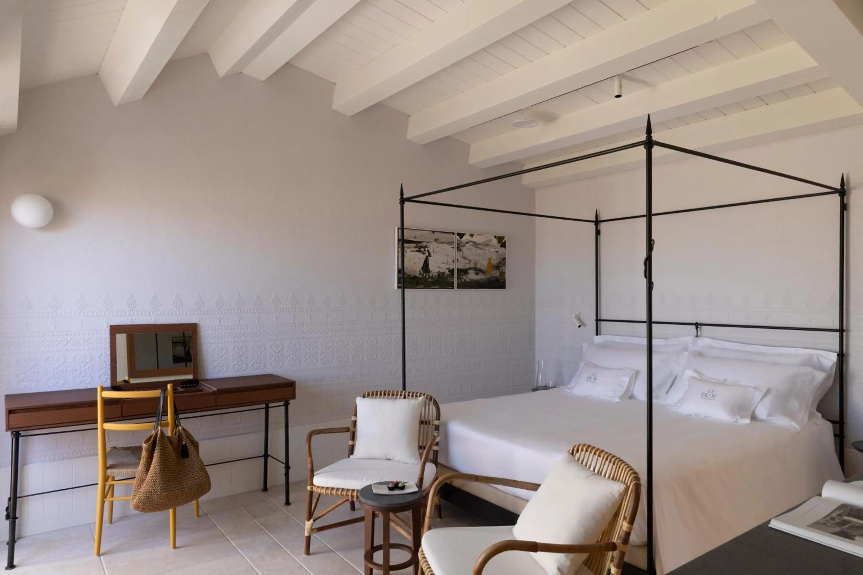 Bed in Hotel Le Dune Piscinas