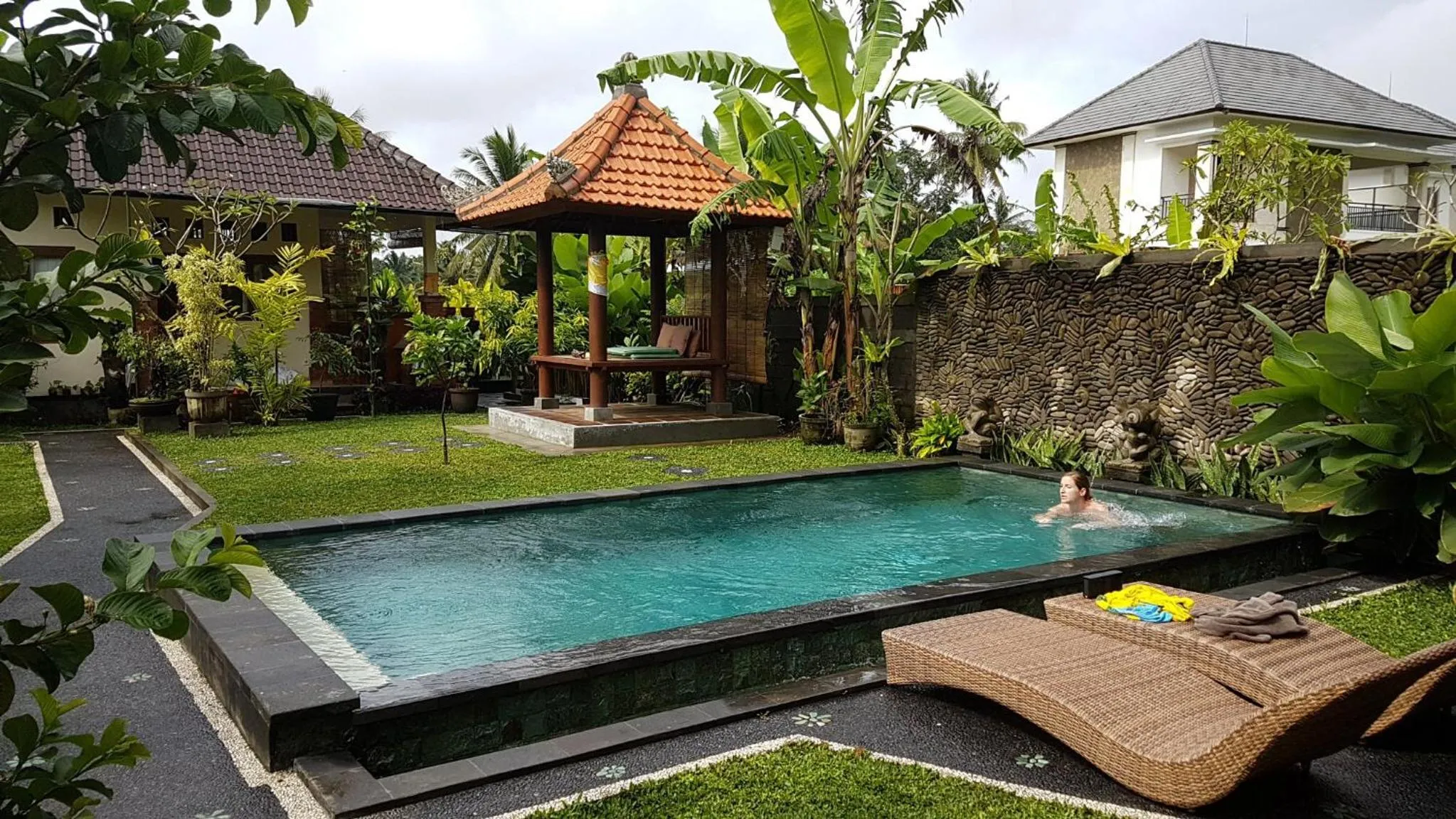Swimming pool in Umah Dangin Guest House