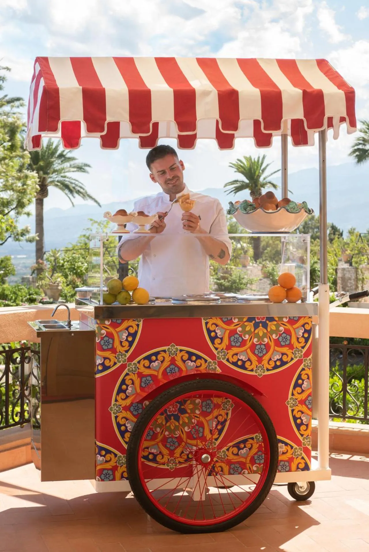 Breakfast in San Domenico Palace, Taormina, A Four Seasons Hotel