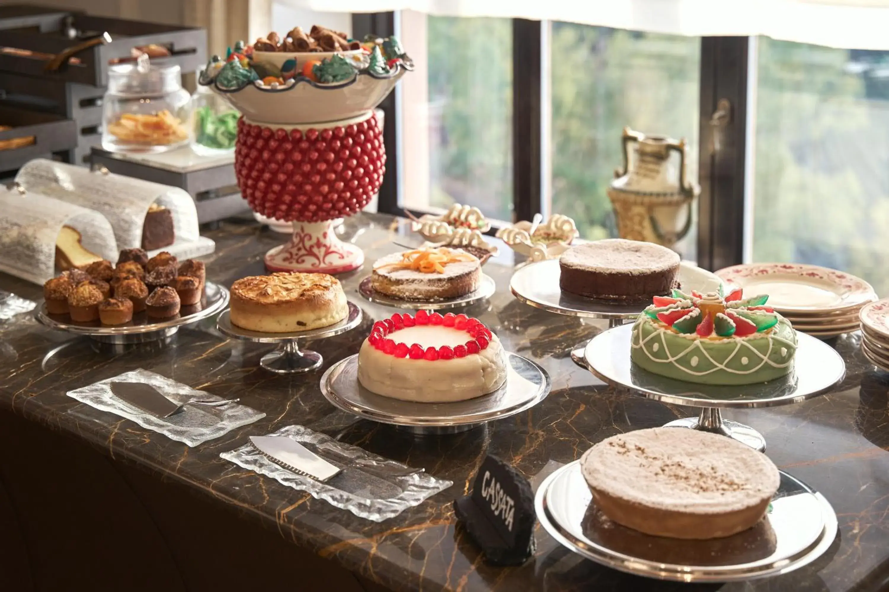 Breakfast in San Domenico Palace, Taormina, A Four Seasons Hotel Breakfast in San Domenico Palace, Taormina, A Four Seasons Hotel