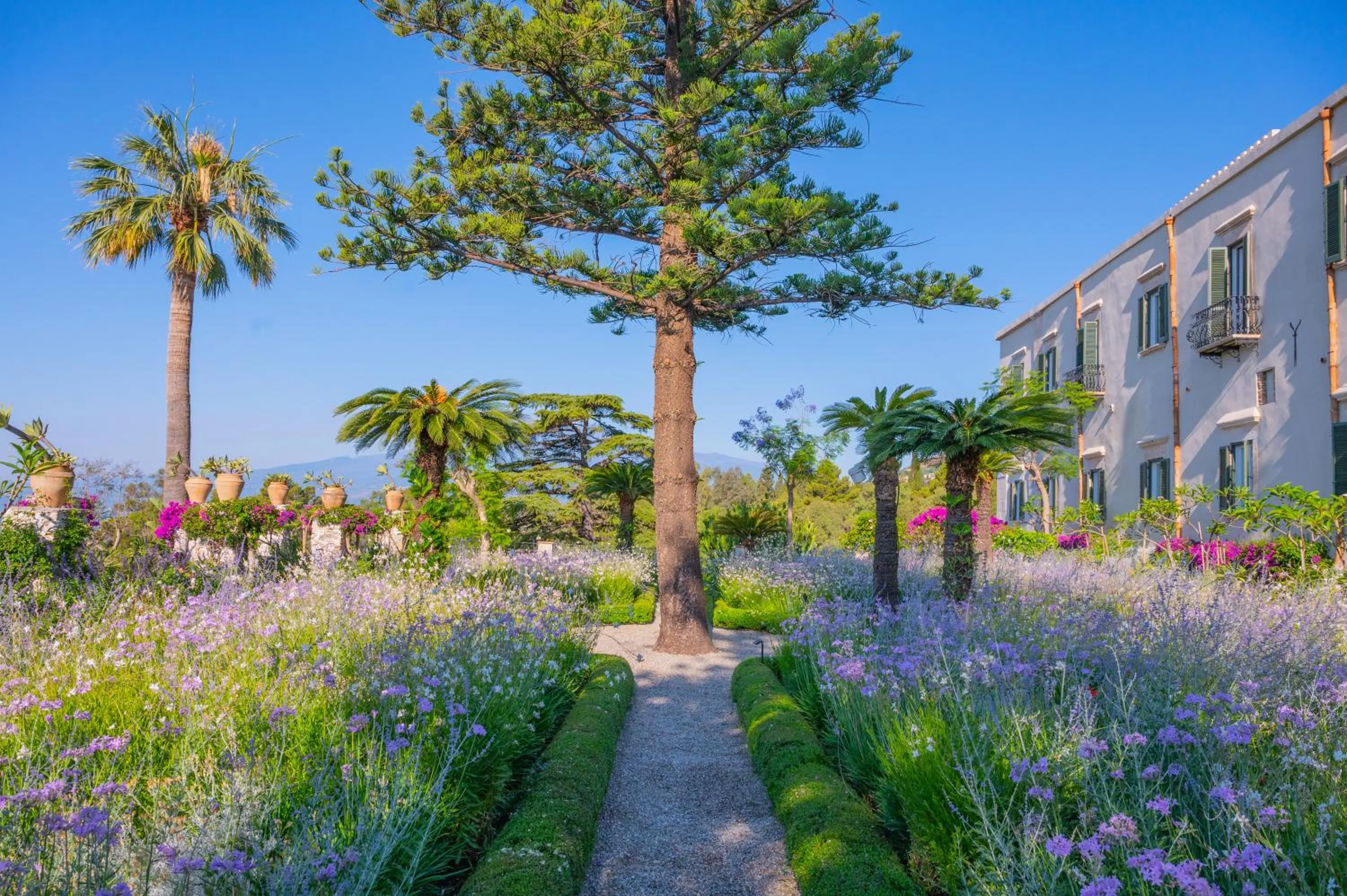 Garden in San Domenico Palace, Taormina, A Four Seasons Hotel