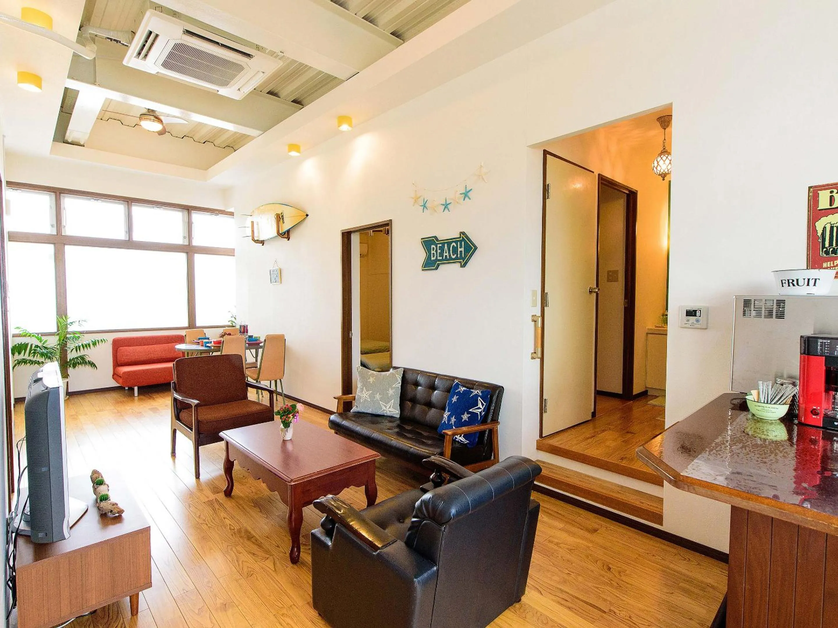 Living room in El Sol Town Okinawa