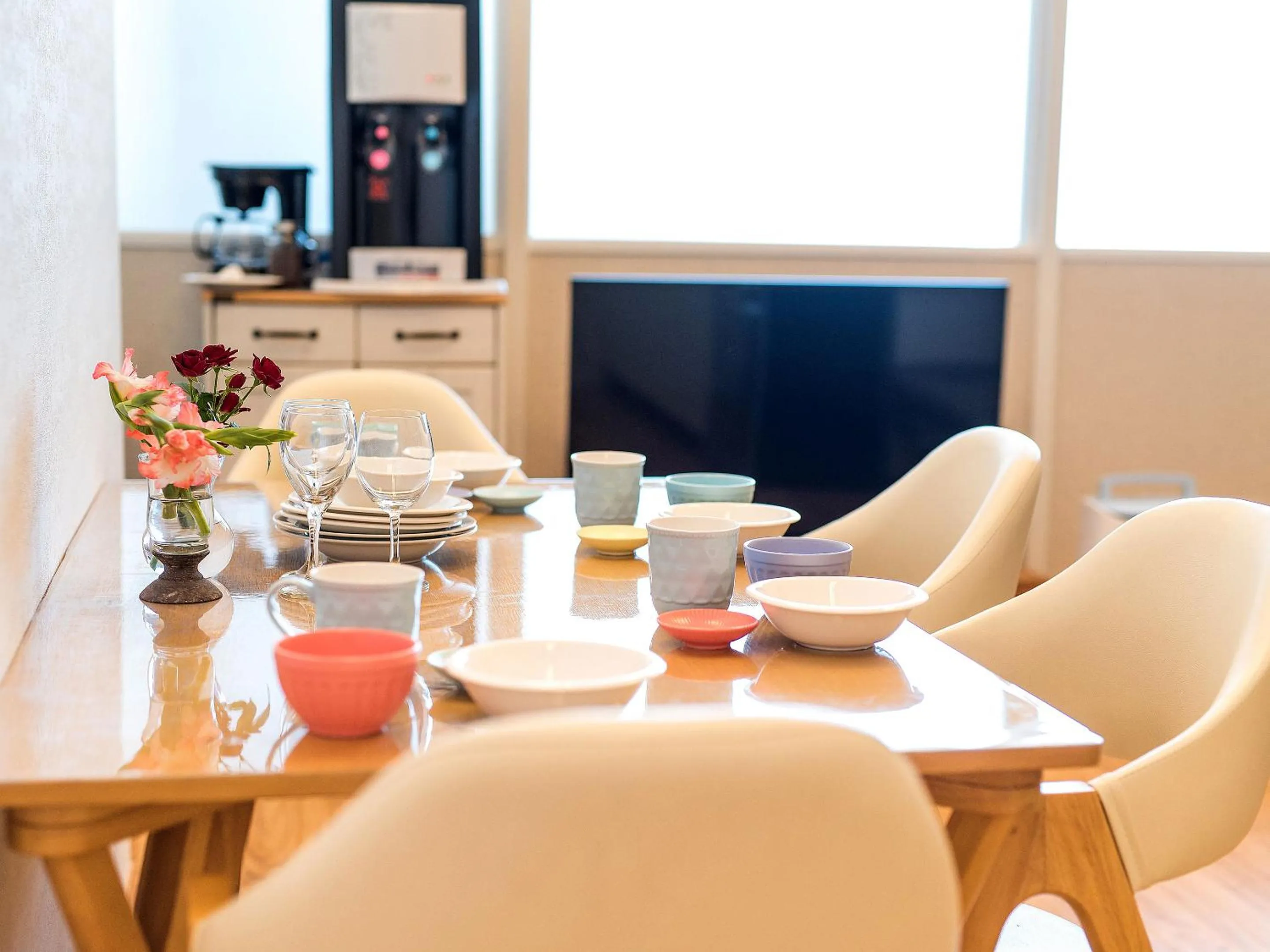 Dining area in El Sol Town Okinawa