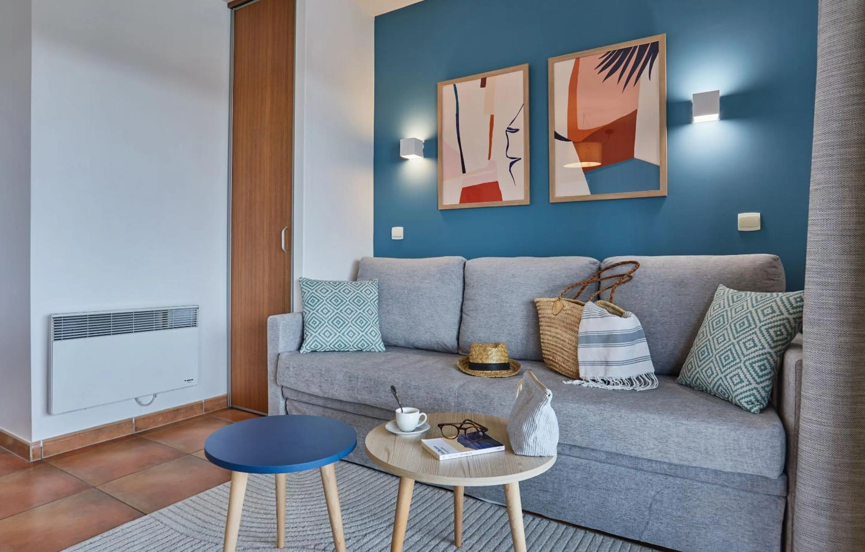 Seating area in Résidence Odalys Domaine Iratzia