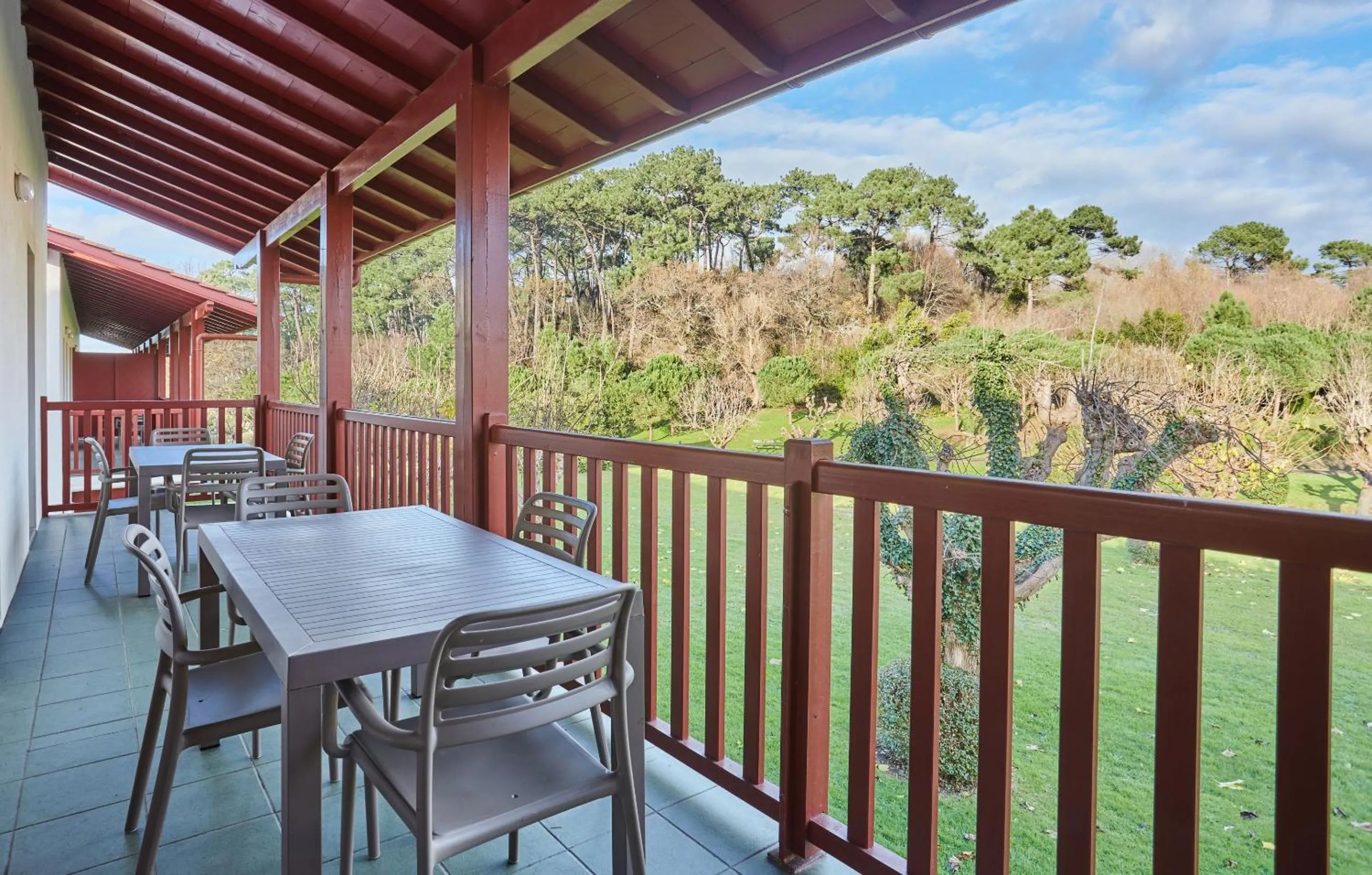 Balcony/Terrace in Résidence Odalys Domaine Iratzia