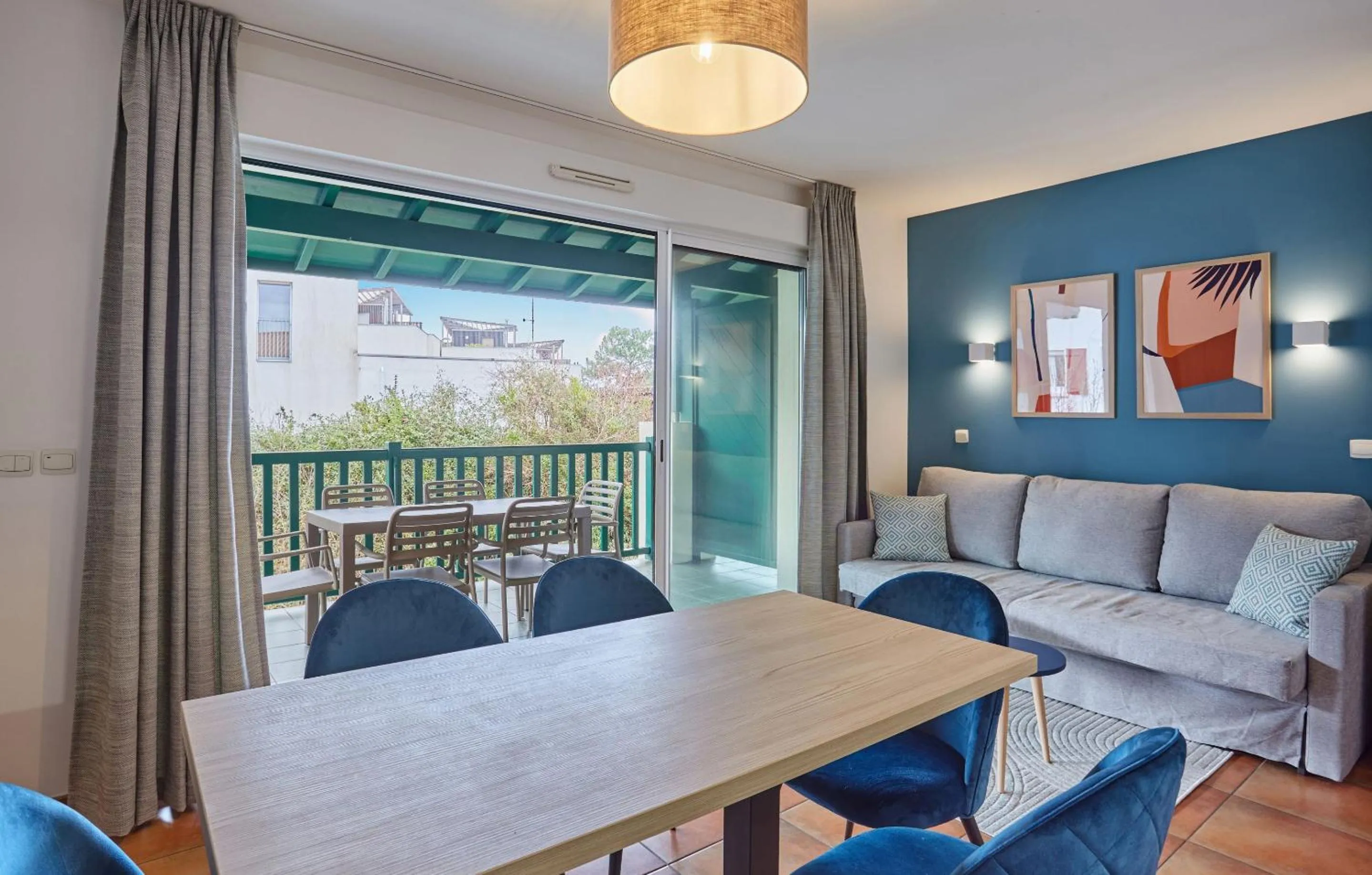 Seating area in Résidence Odalys Domaine Iratzia