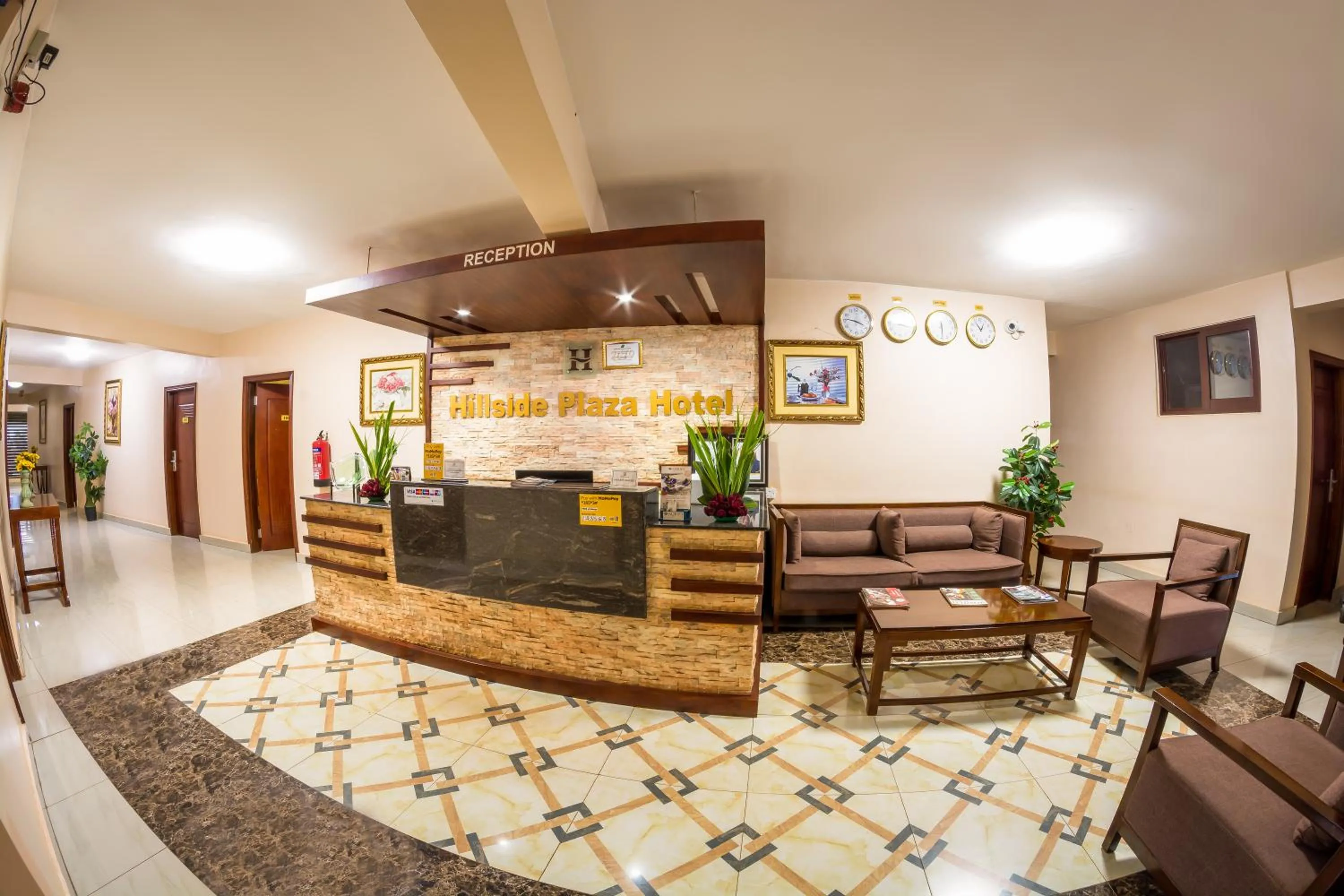 Lobby or reception in Hillside Plaza Hotel
