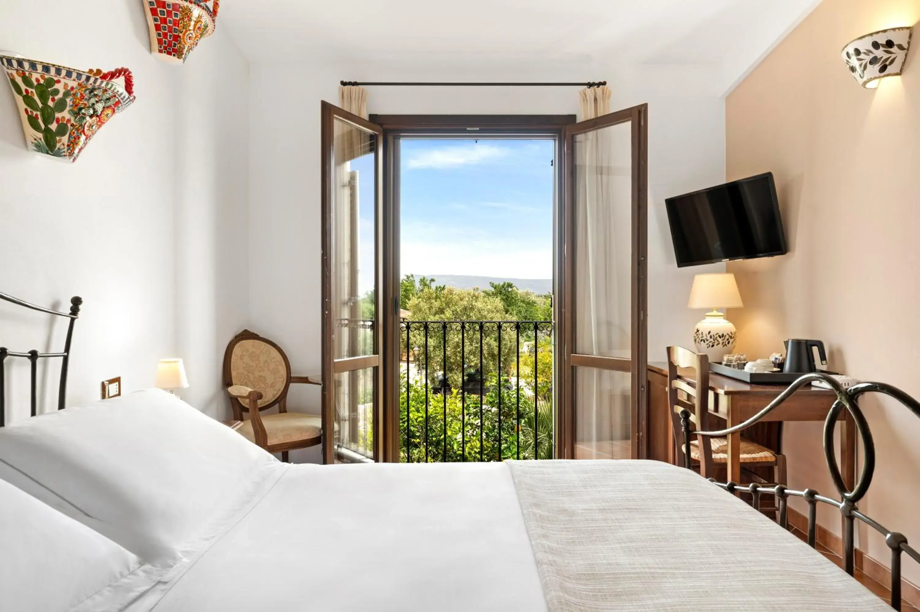 Bed in Hotel La Corte Del Sole Bed in Hotel La Corte Del Sole