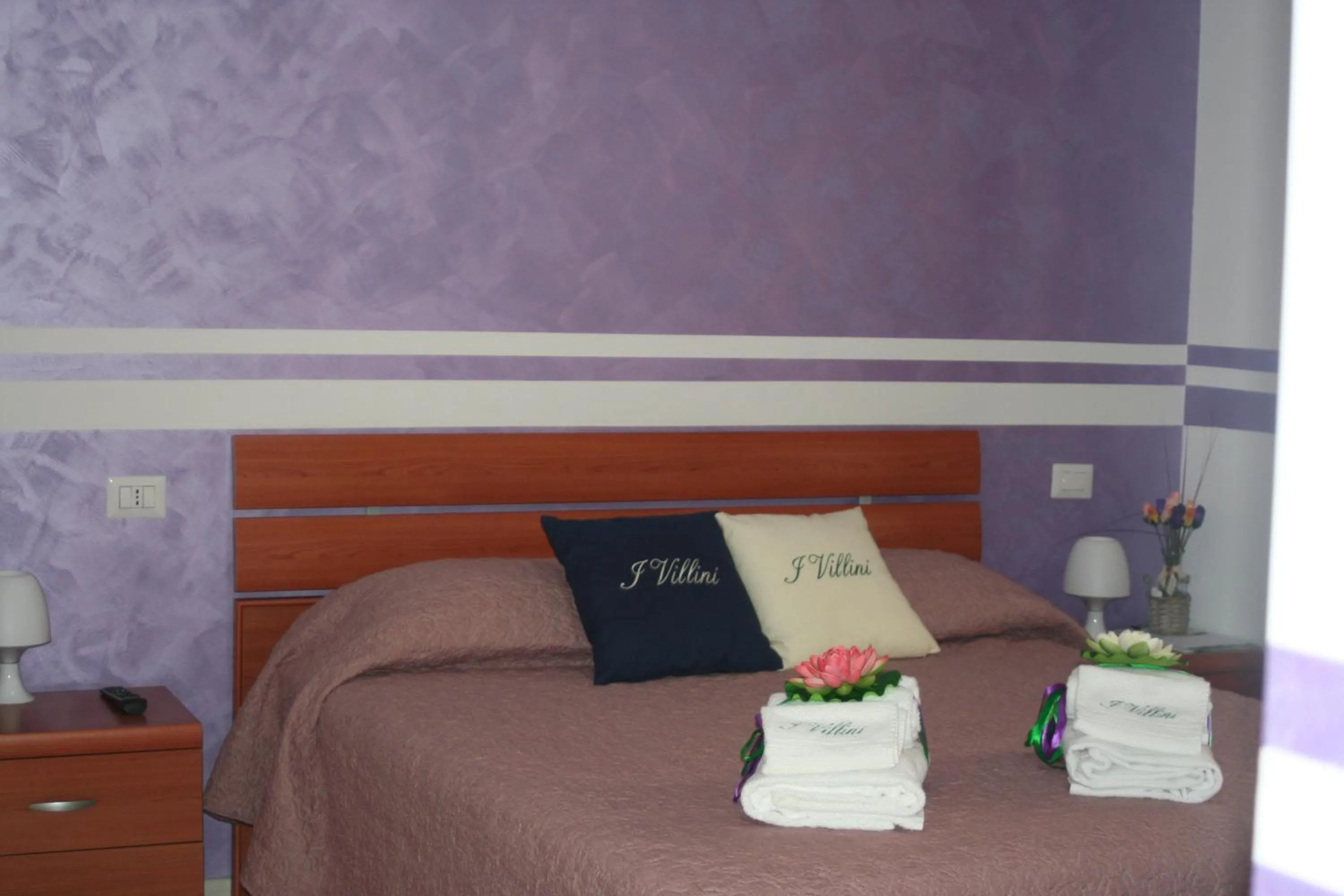 Bed in I Villini B&B