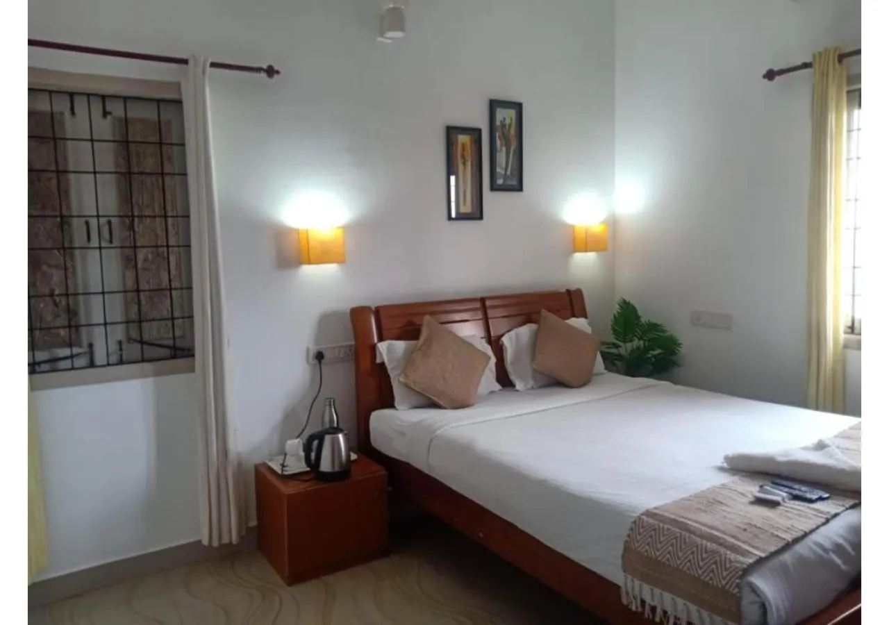 Bed in Syamantac Villa