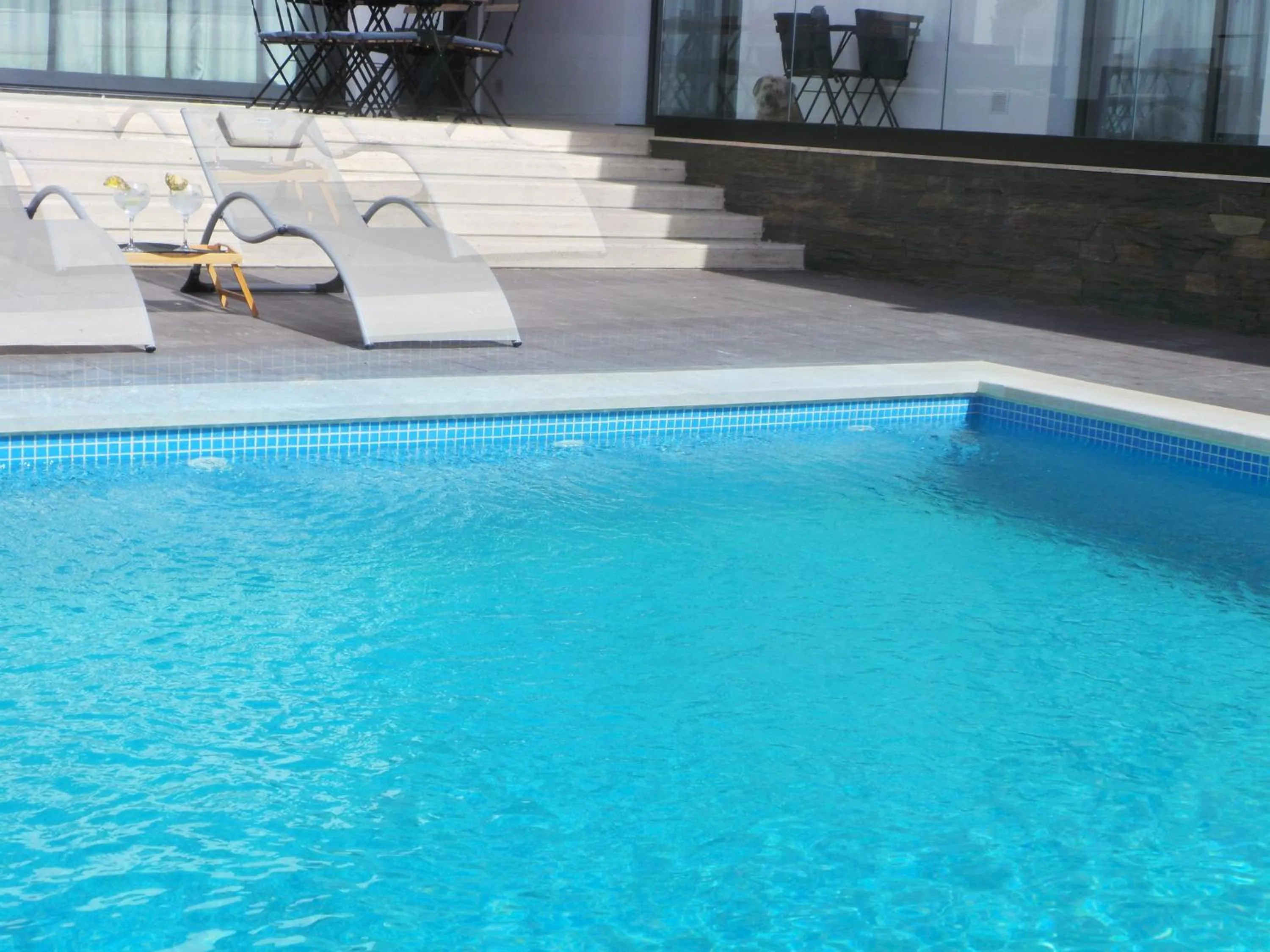 Pool view in DH Country House