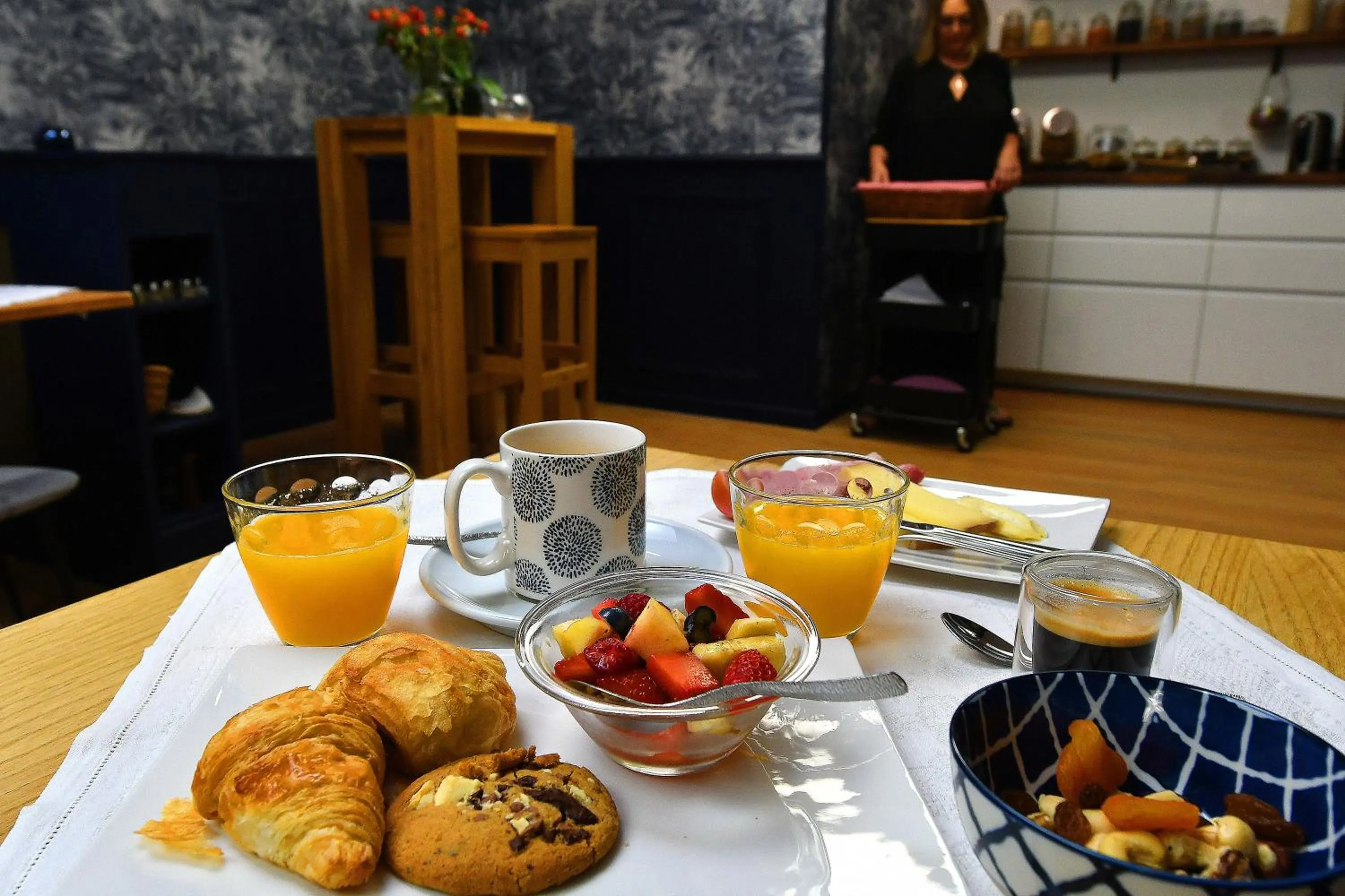 Buffet breakfast in Hôtel Le Tiburon