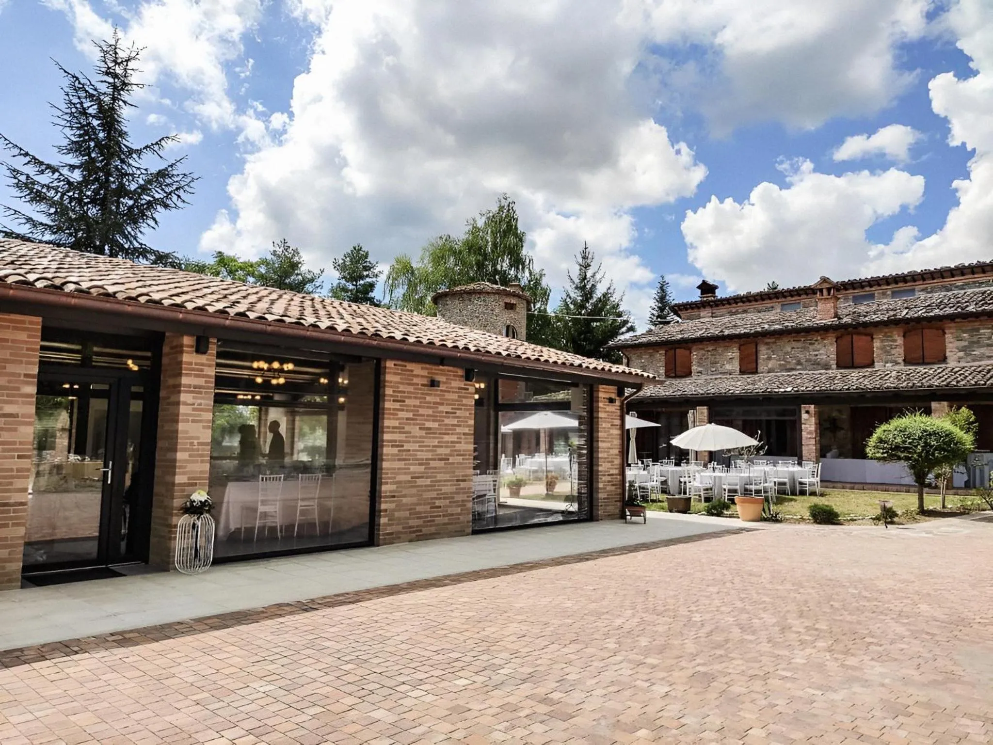 Seating area in Villa Montegenco B&B