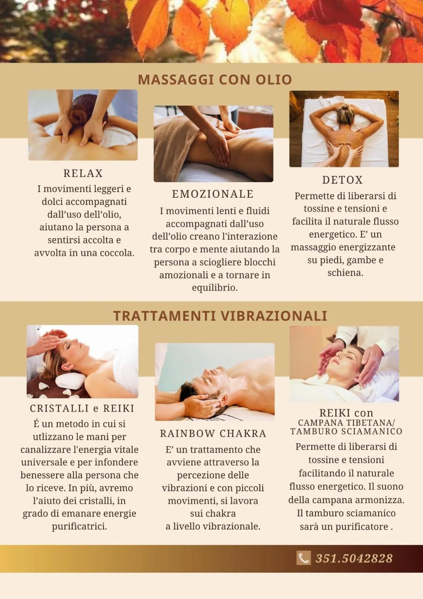 Massage in Villa Montegenco B&B