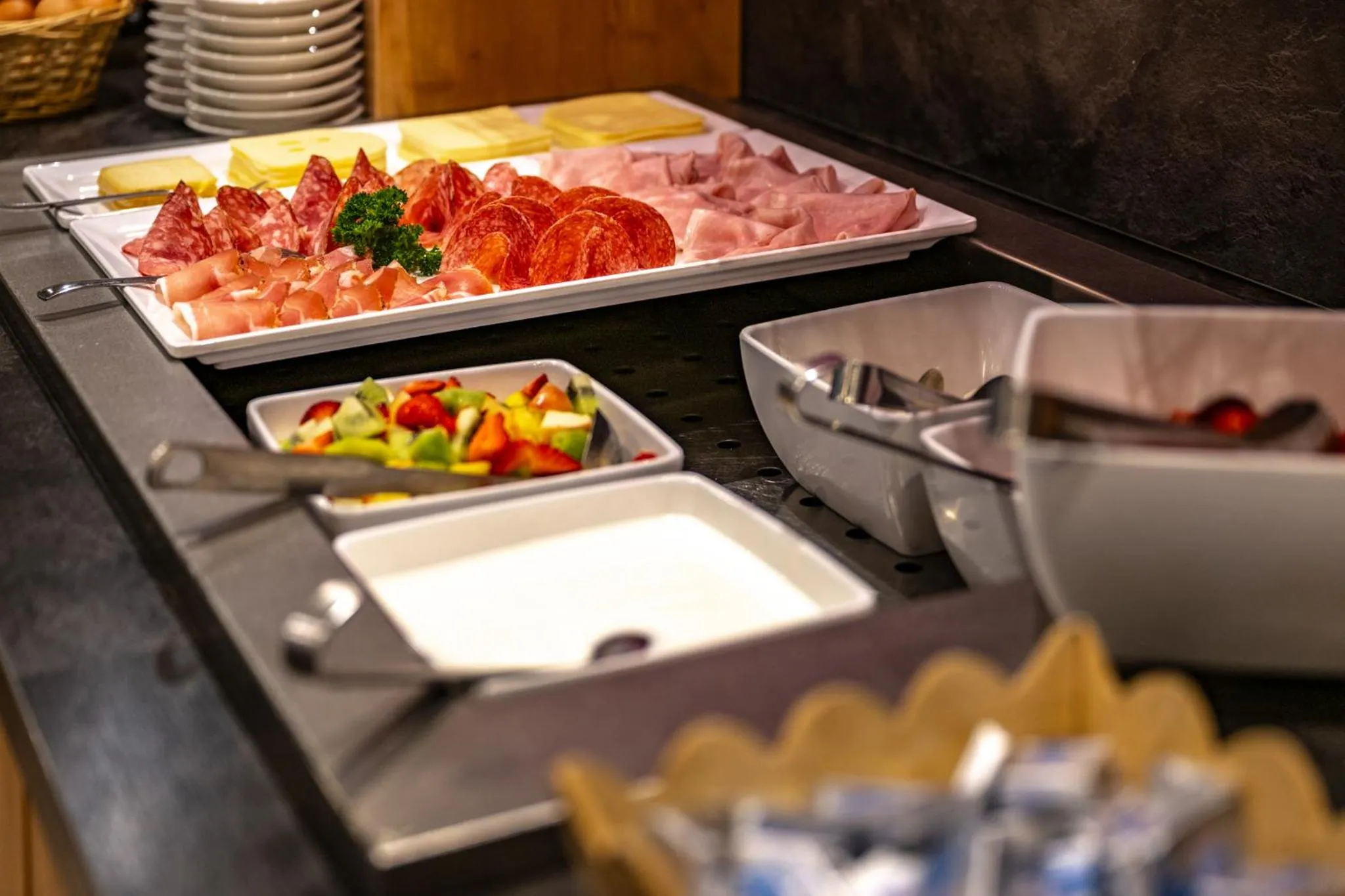 Buffet breakfast in Hotel Schmiedhof