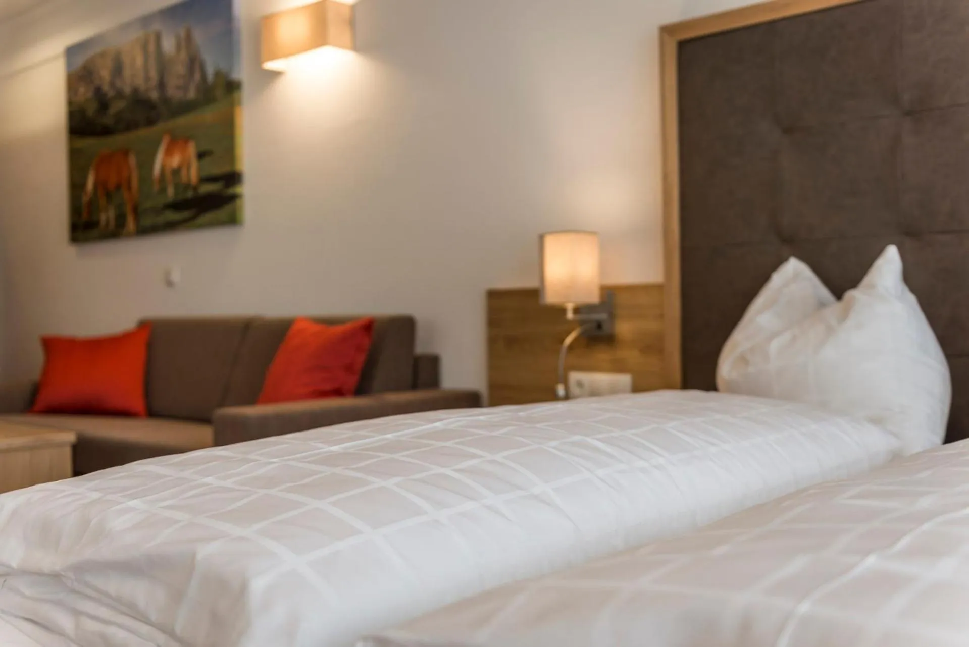 Staff, Bed in Hotel Schmiedhof