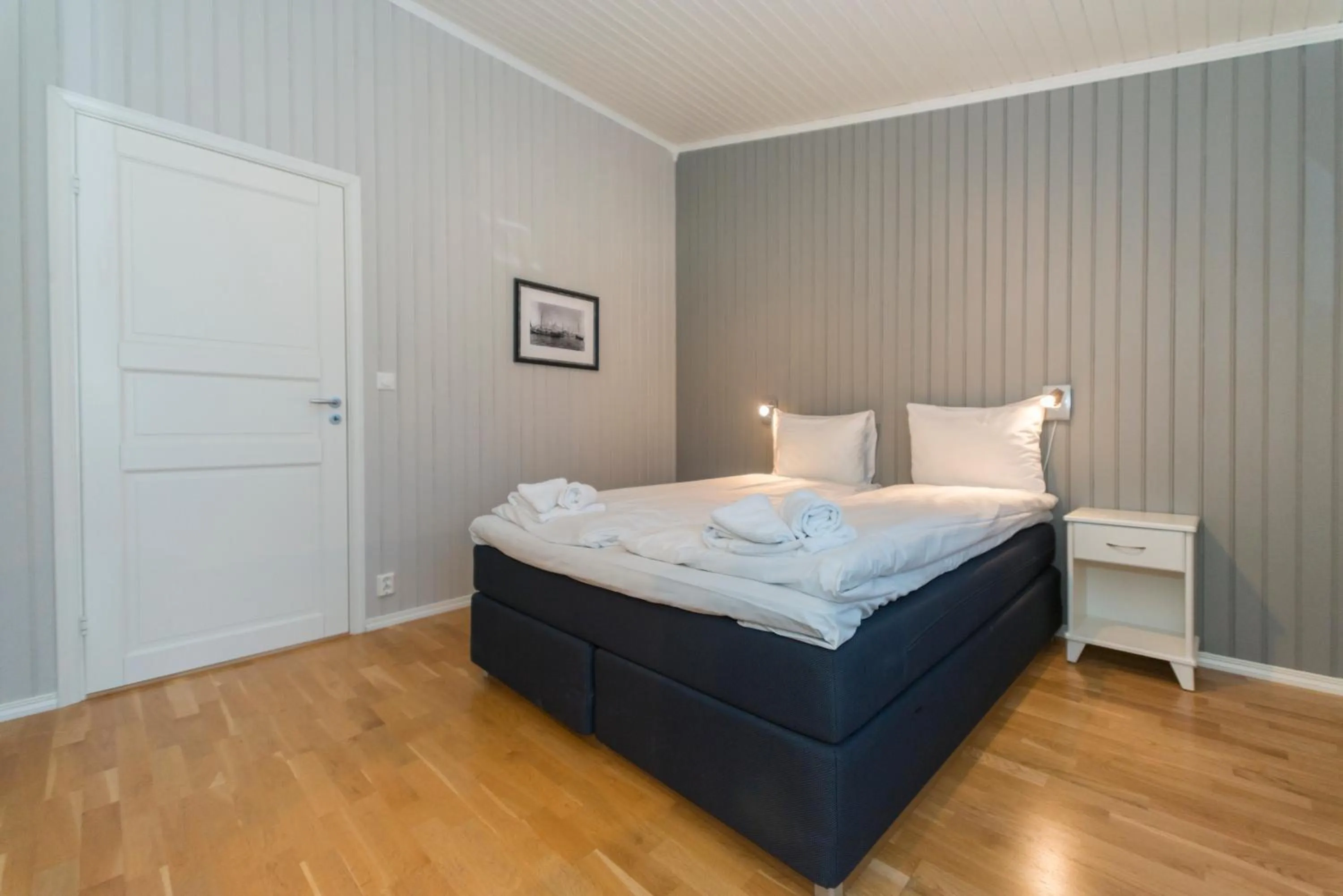 Bed in Rorbuene Svolvær Havn