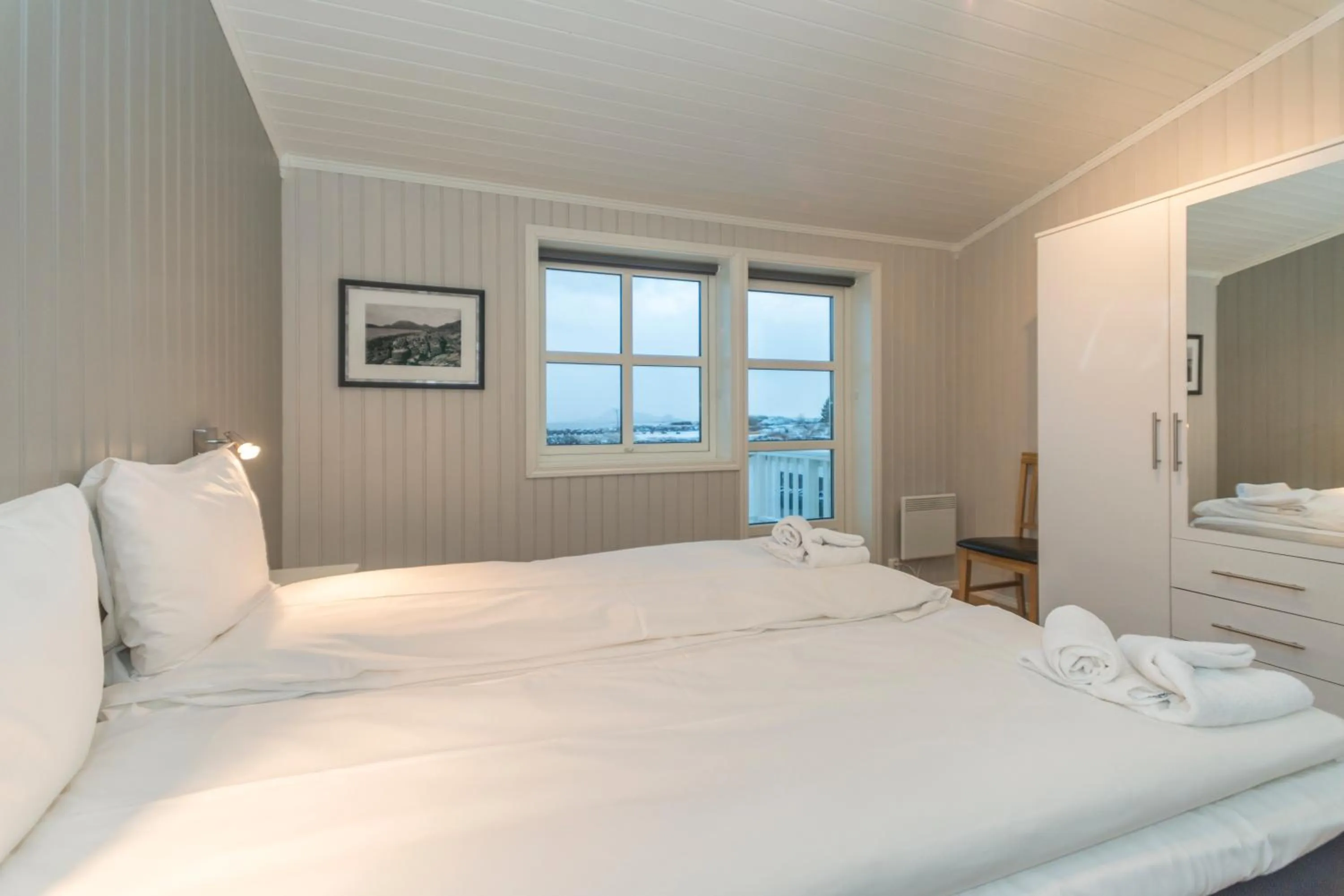 Bed in Rorbuene Svolvær Havn