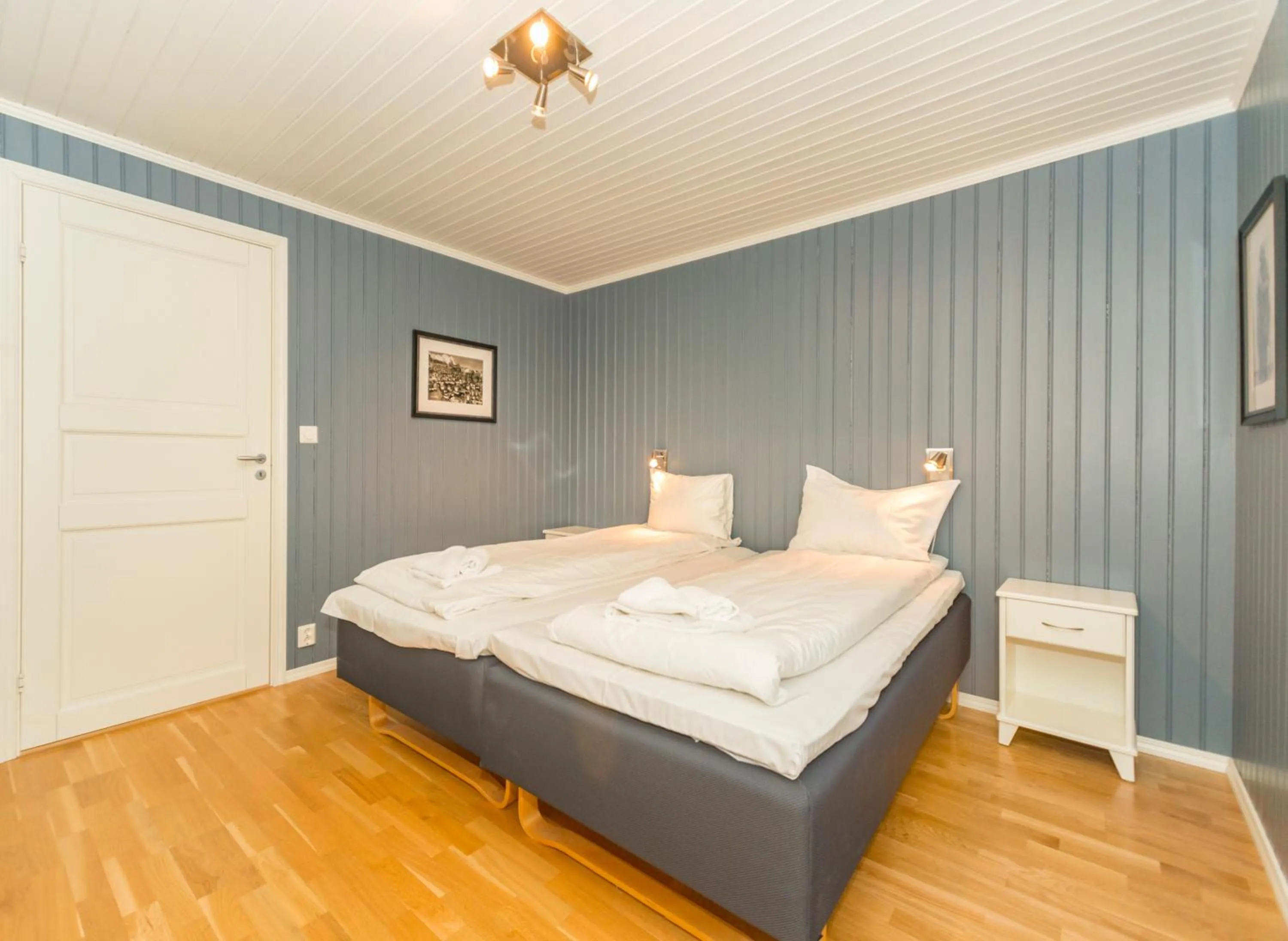 Bed in Rorbuene Svolvær Havn