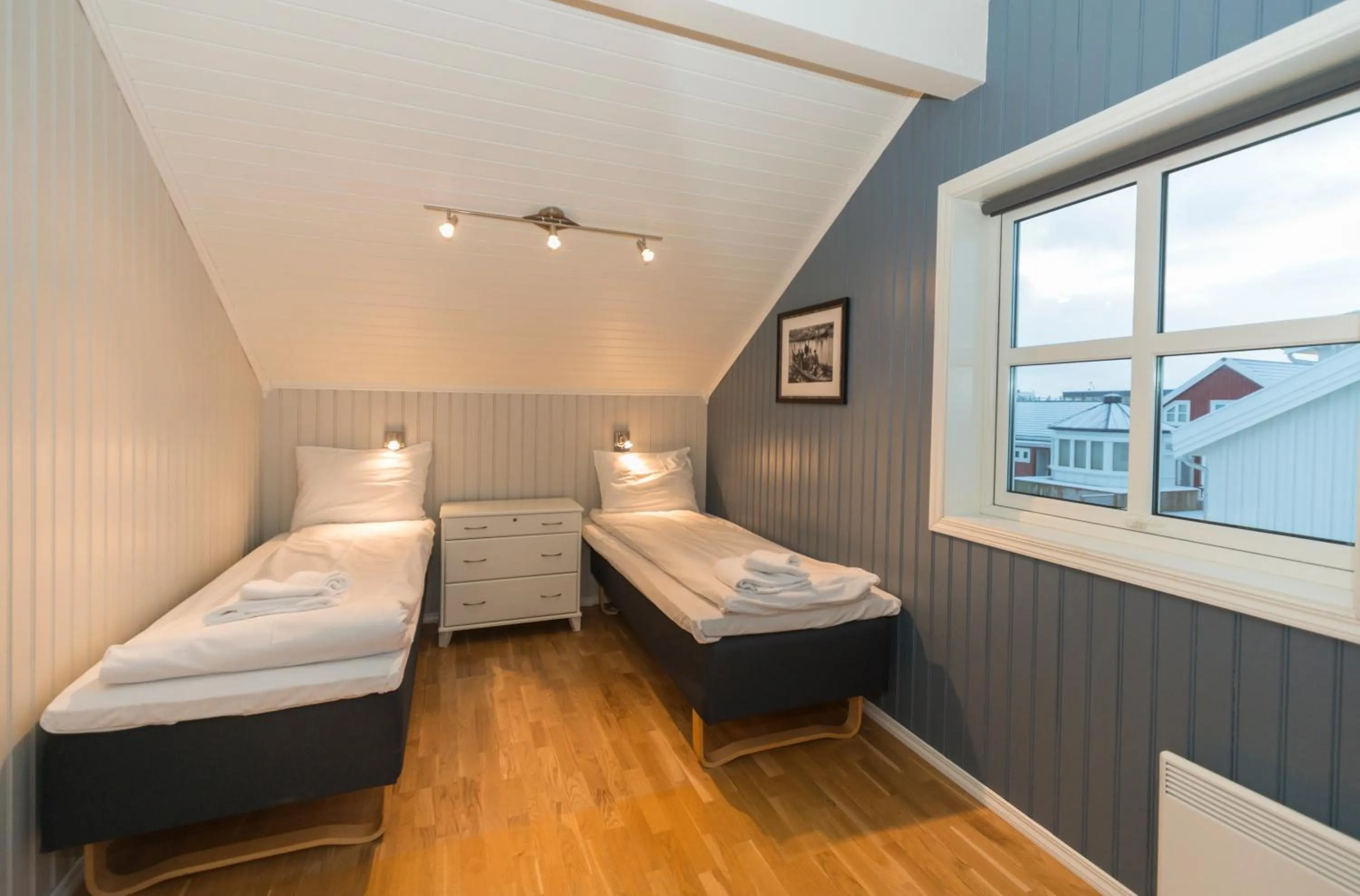 Bed in Rorbuene Svolvær Havn