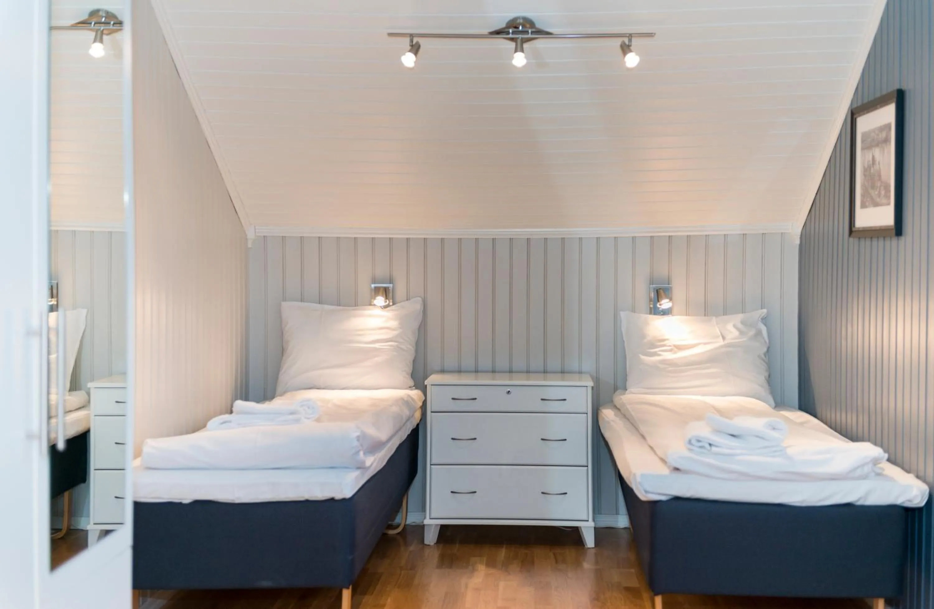 Bed in Rorbuene Svolvær Havn