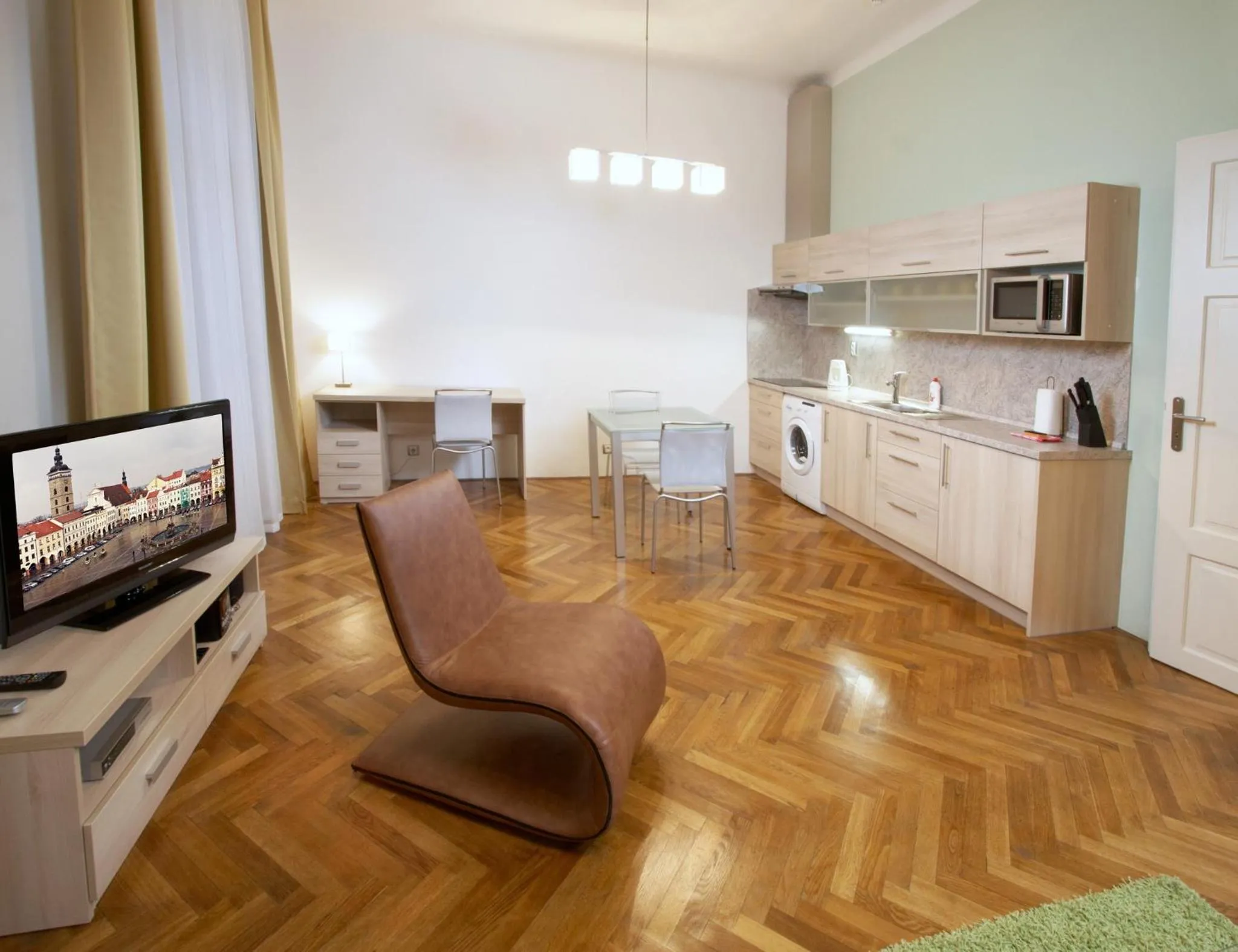 Kitchen or kitchenette in Residence U Černé Věže České Budějovice